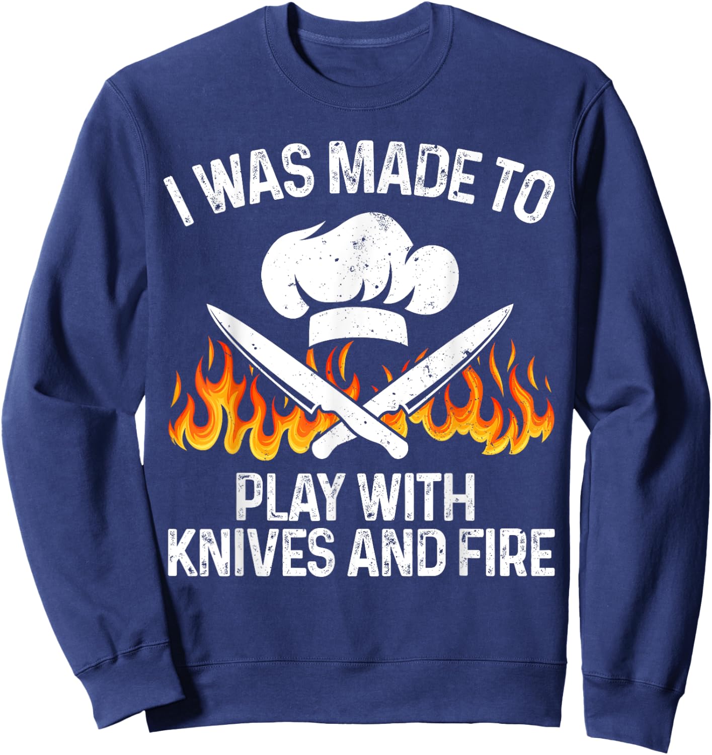 Funny Chef Design Women Cooking Lovers Culinary Chef Sweatshirt - Sweatshirt | Navy
