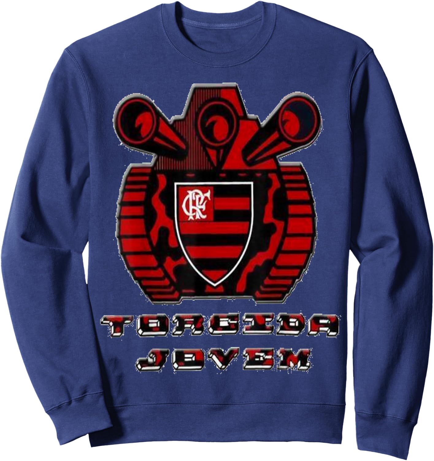 Camisa do Flamengo Camisa de torcida mengo Blusa Flamengo Sweatshirt - Sweatshirt | Navy