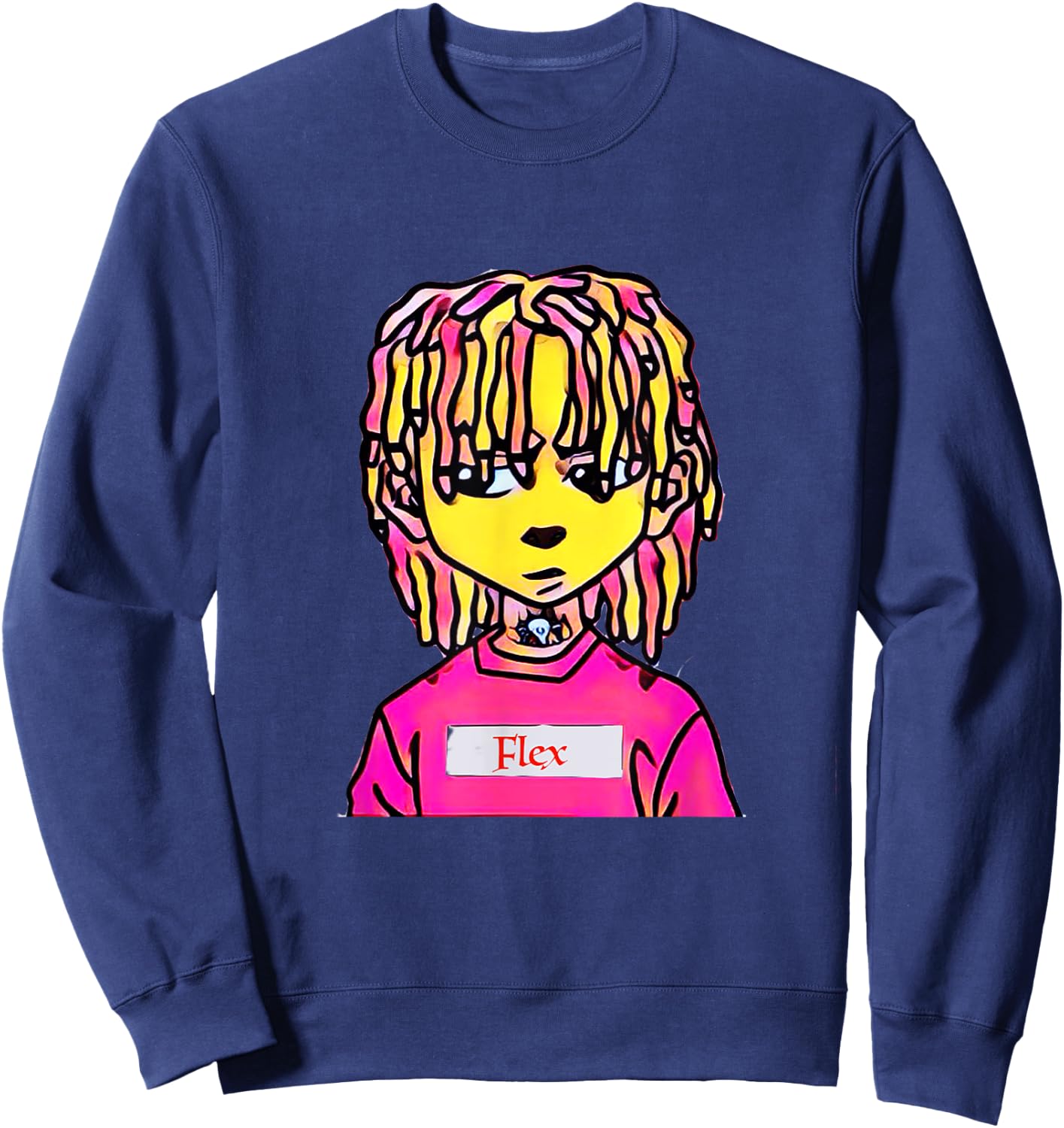 Lil and Big Cartoon Shirt Sweatshirt - Sweatshirt | Navy