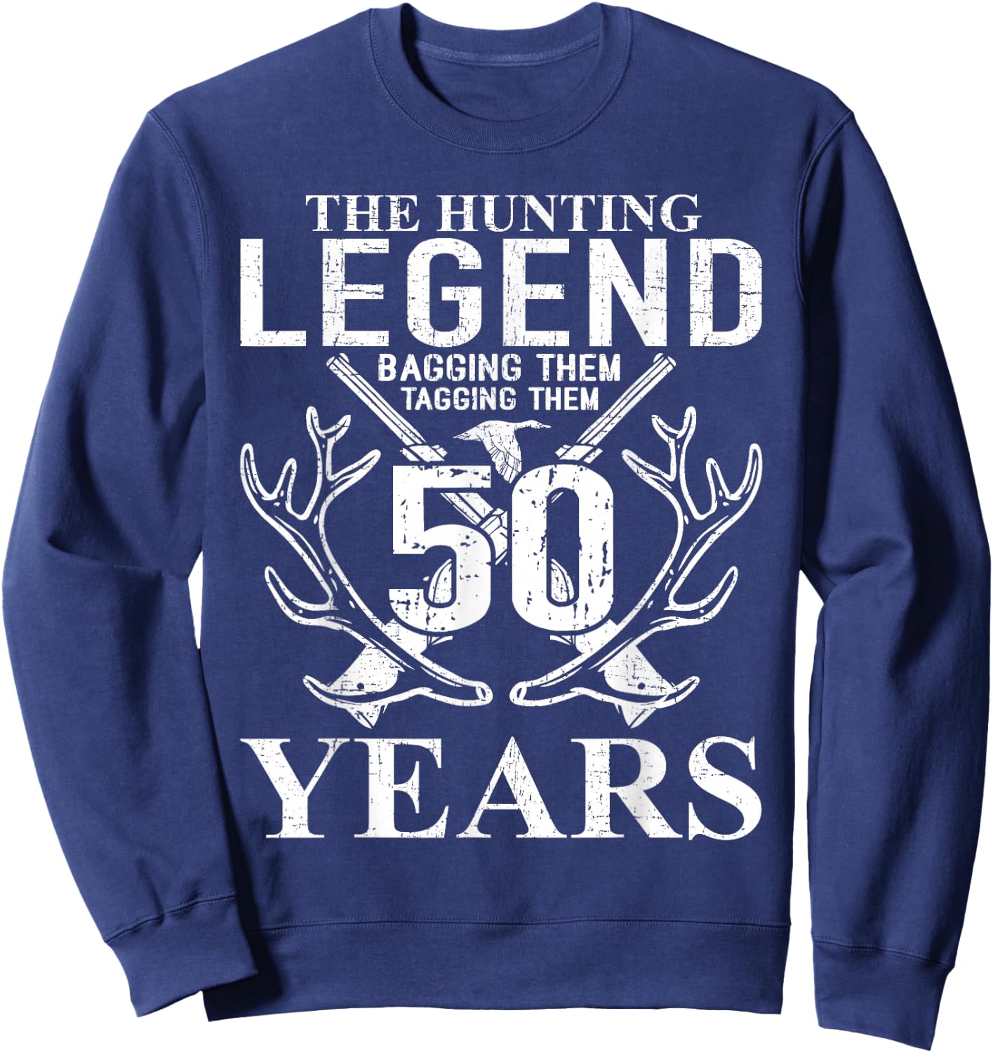 The Hunting Legend 50 years Hunters 50th birthday Sweatshirt - Sweatshirt | Navy