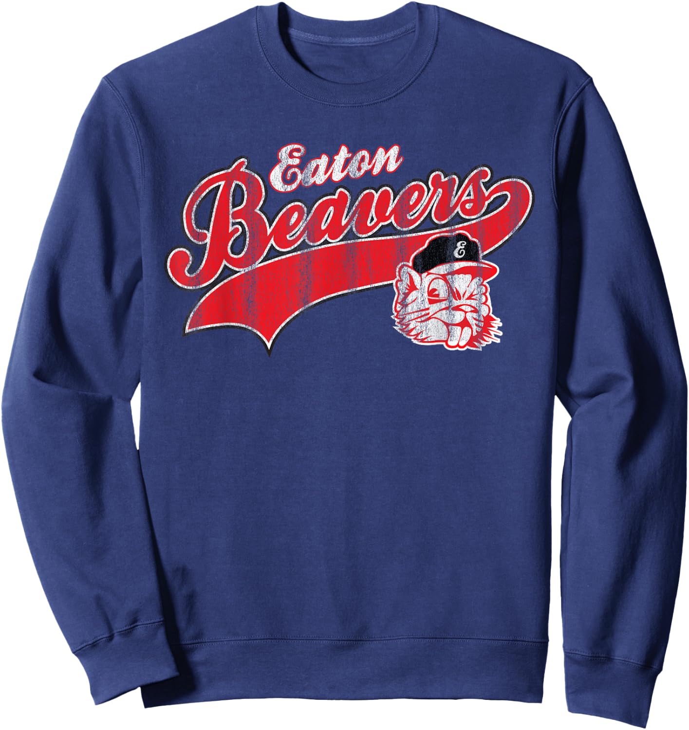 Eaton Beavers funny Sweatshirt - Sweatshirt | Navy