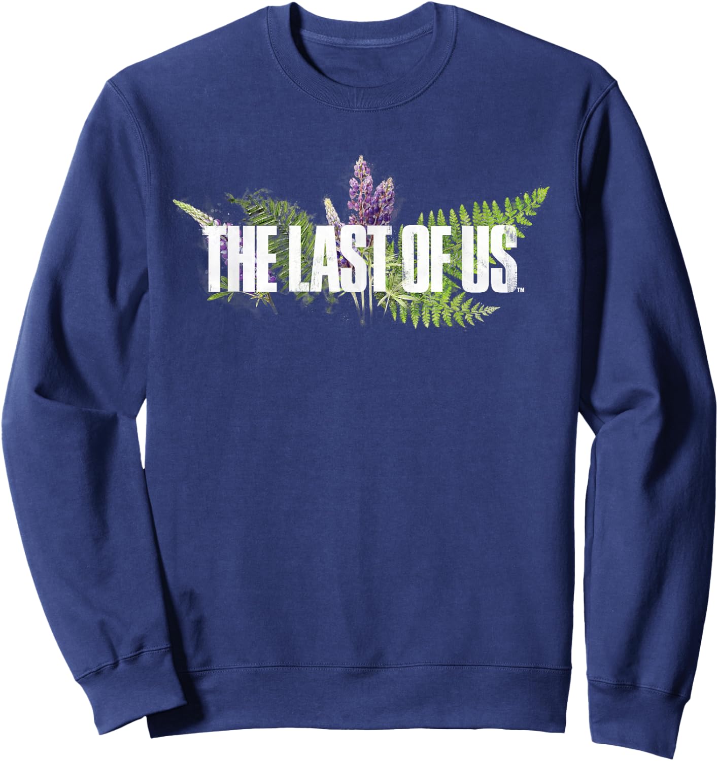 The Last of Us Lavender Front Back Video Game Sweatshirt - Sweatshirt | Navy