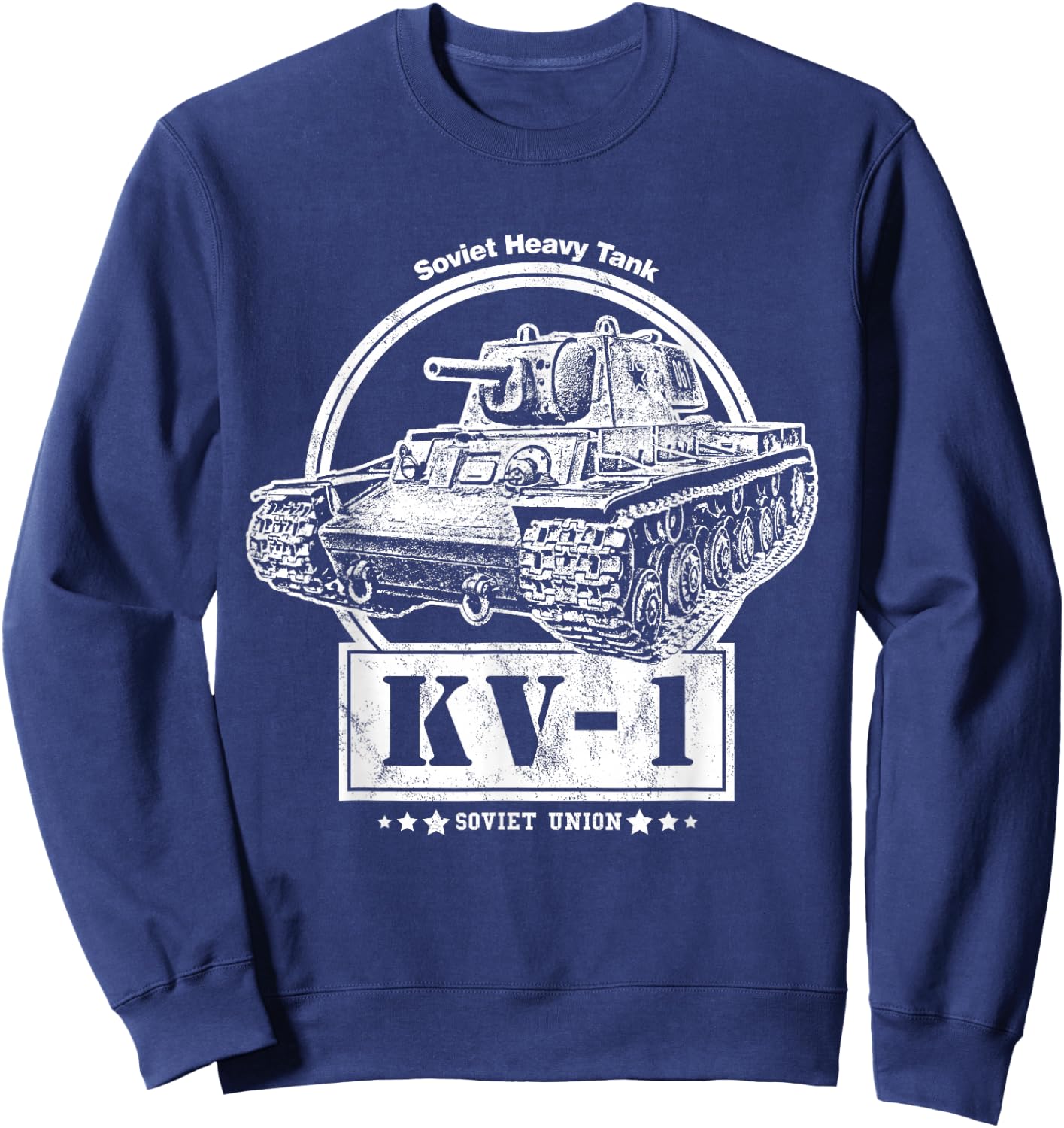 KV-1 Heavy Tank - Soviet WW2 Tank Sweatshirt - Sweatshirt | Navy
