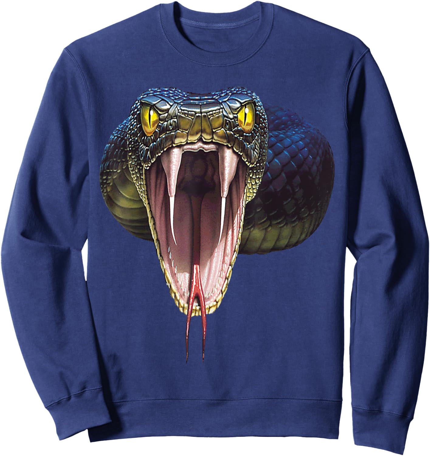 Scary Black Mamba Snake Halloween Costume Gift Sweatshirt - Sweatshirt | Navy