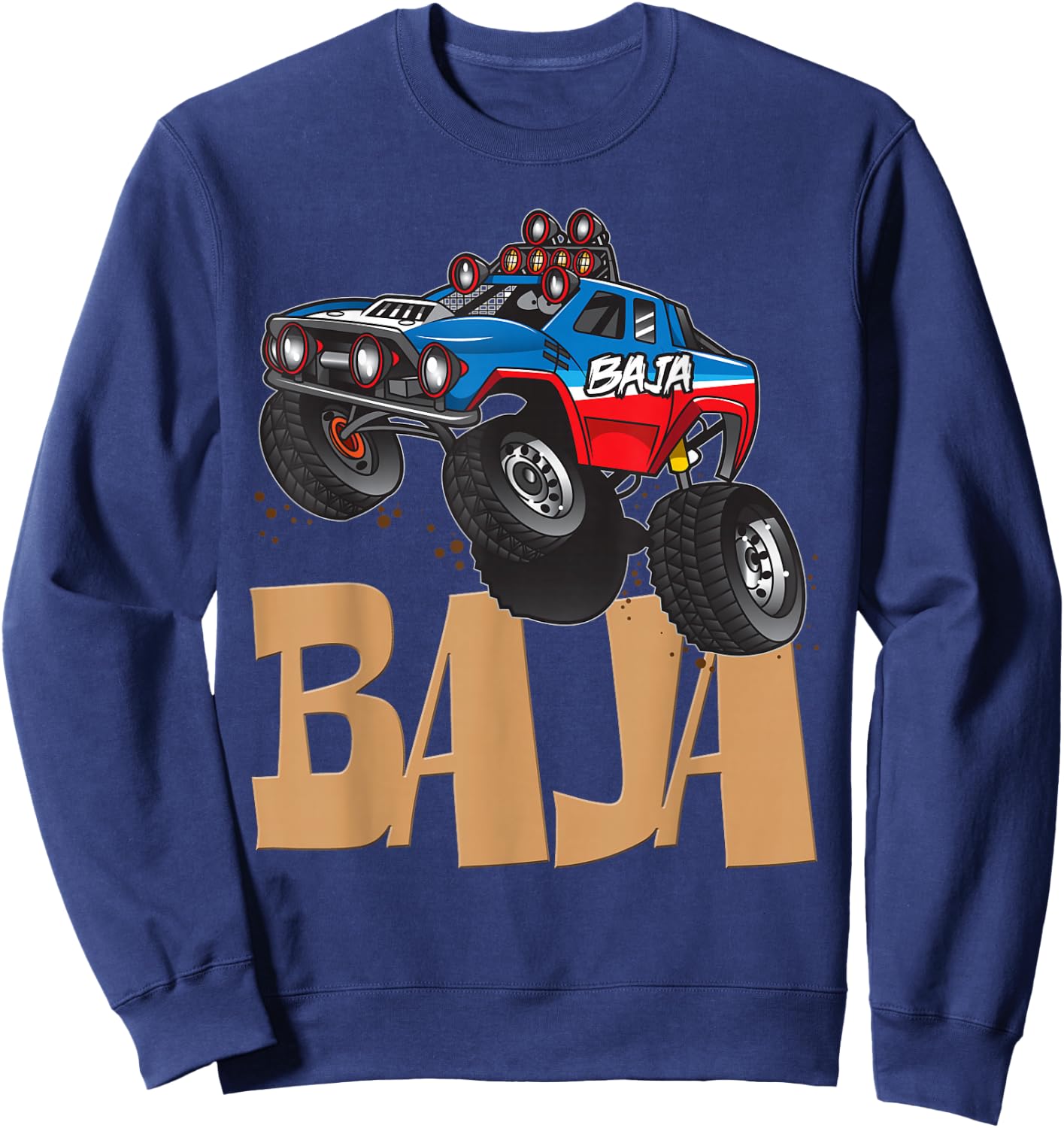 Baja Racing Baja Truck Sweatshirt - Sweatshirt | Navy