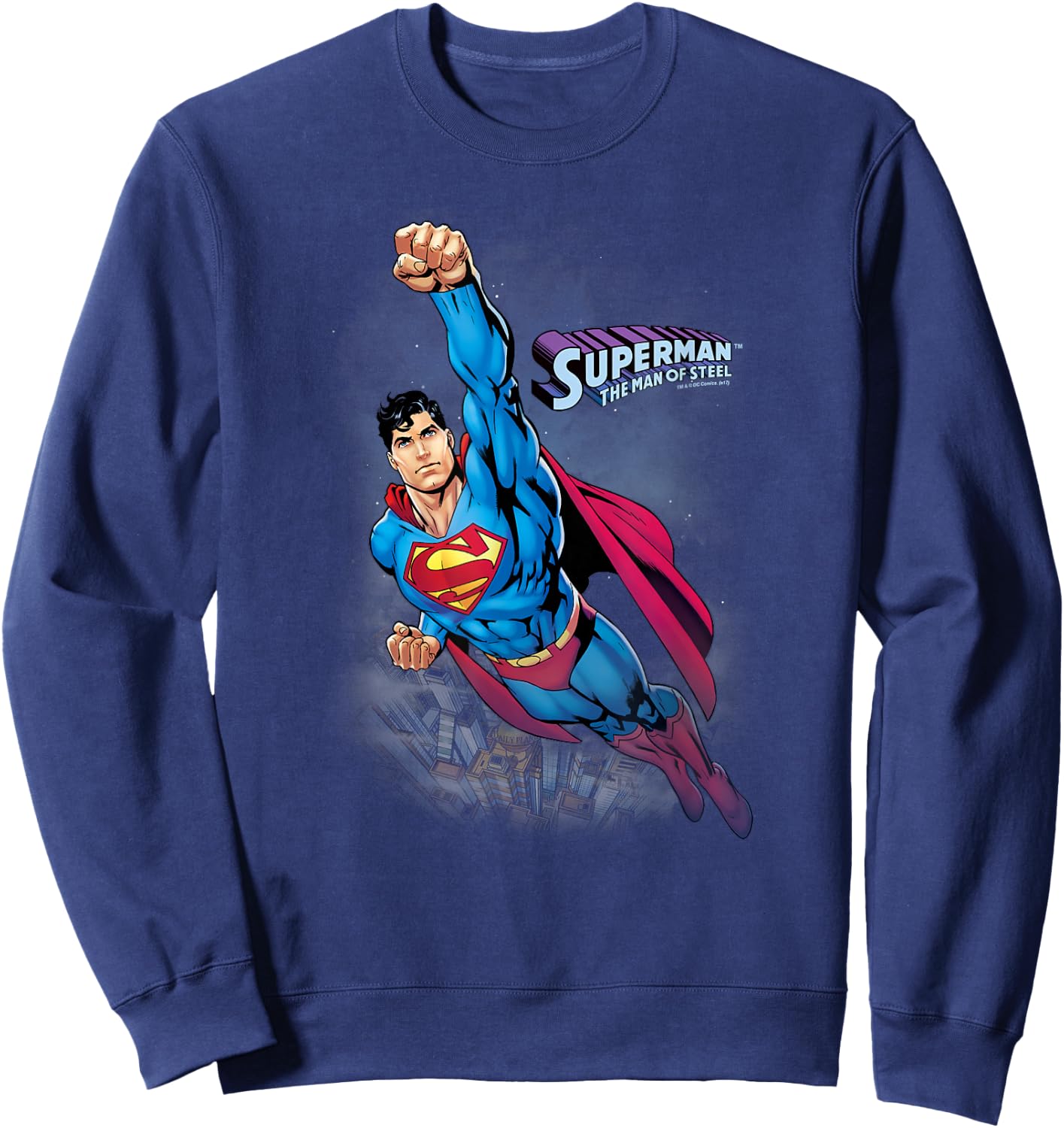 Superman Twilight Flight Sweatshirt - Sweatshirt | Navy