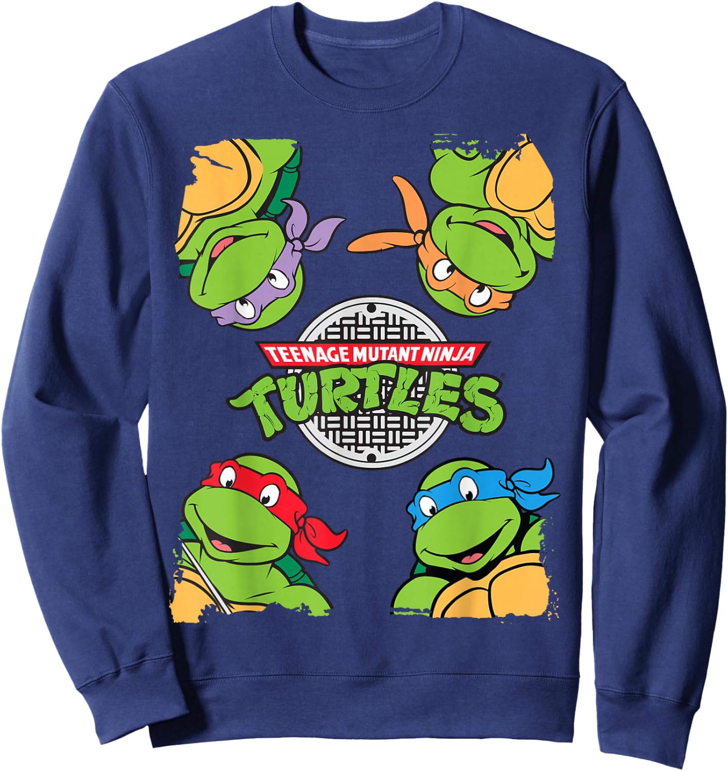 TMNT Four Corners Turtle Ninja Turtles Sweatshirt - Sweatshirt | Navy