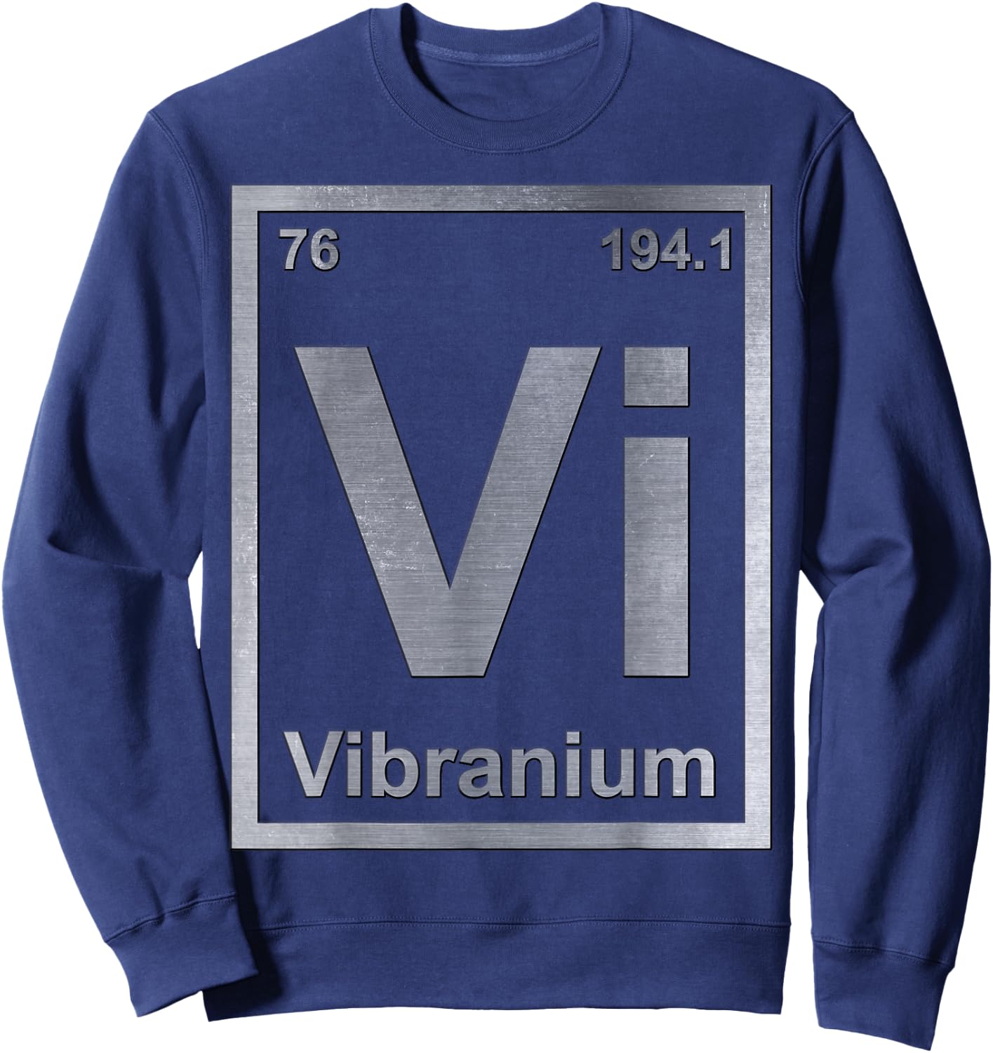 Marvel Periodic Element Vibranium Metal Graphic Sweatshirt - Sweatshirt | Navy