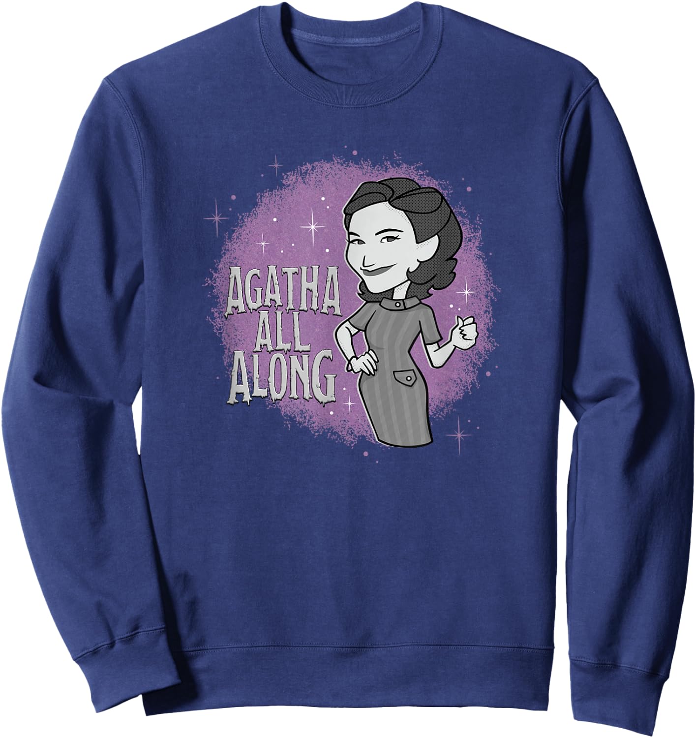 Marvel WandaVision Agatha All Along Sweatshirt - Sweatshirt | Navy