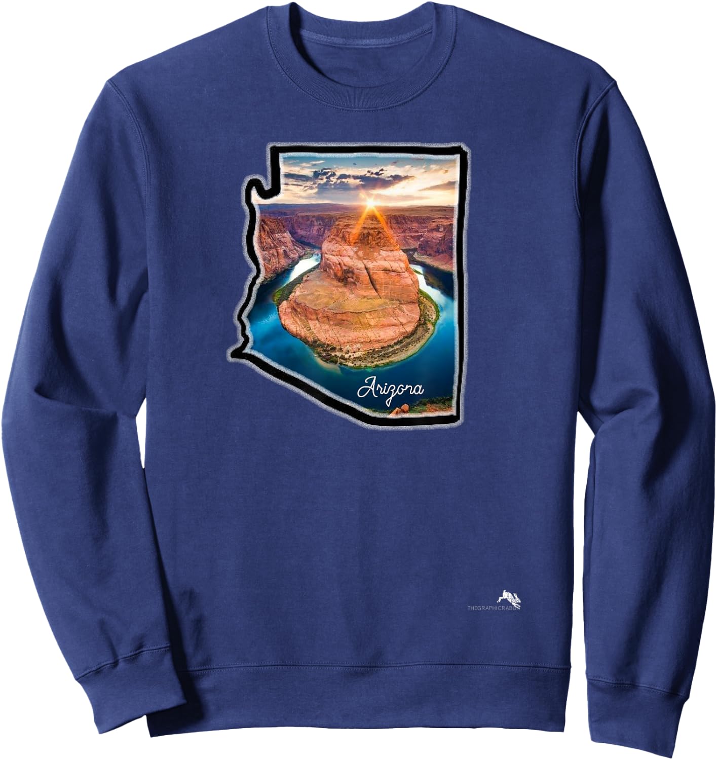 Horseshoe Bend, Grand Canyon, Arizona Sweatshirt - Sweatshirt | Navy