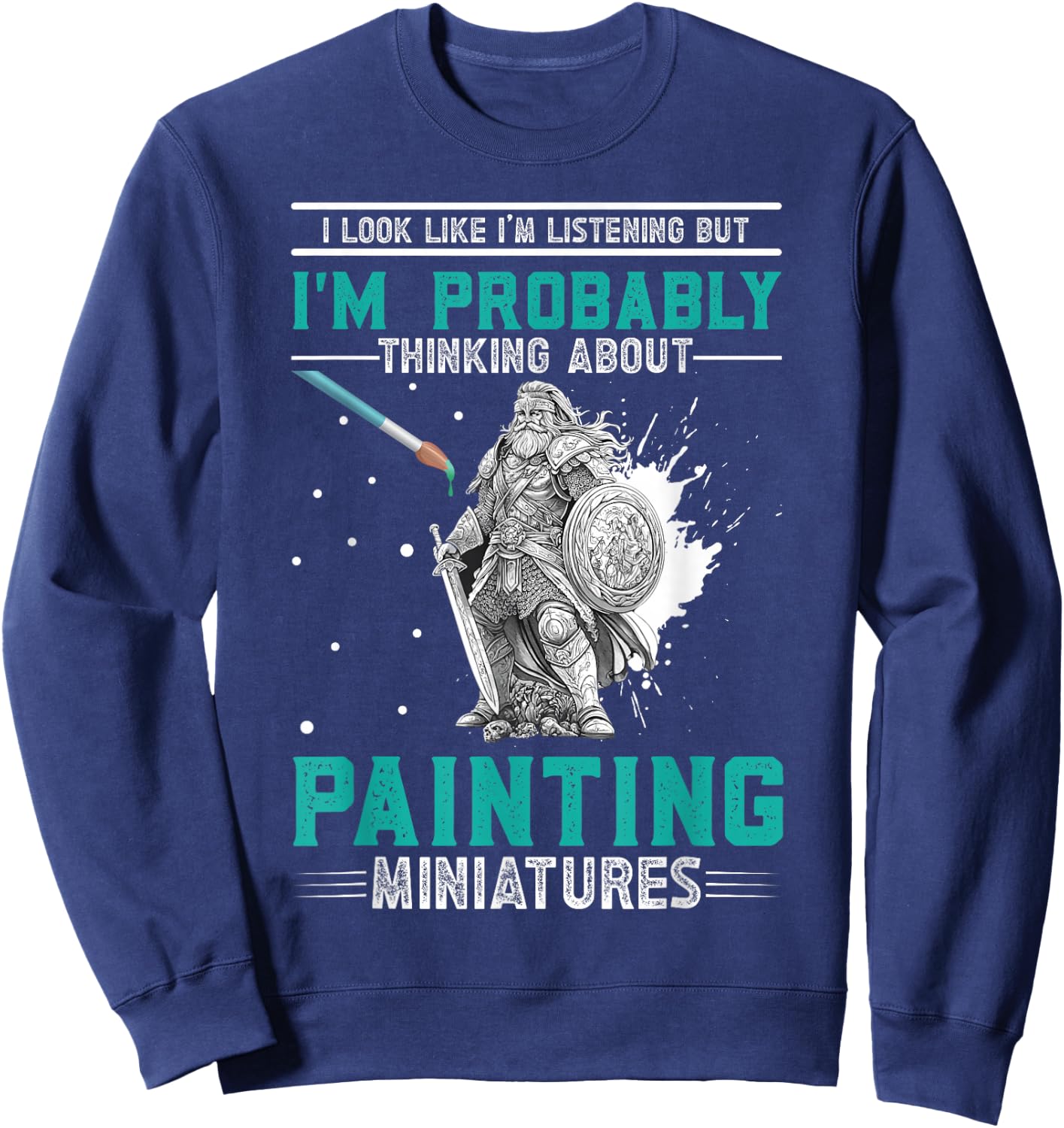 Miniature Painting Sweatshirt - Sweatshirt | Navy