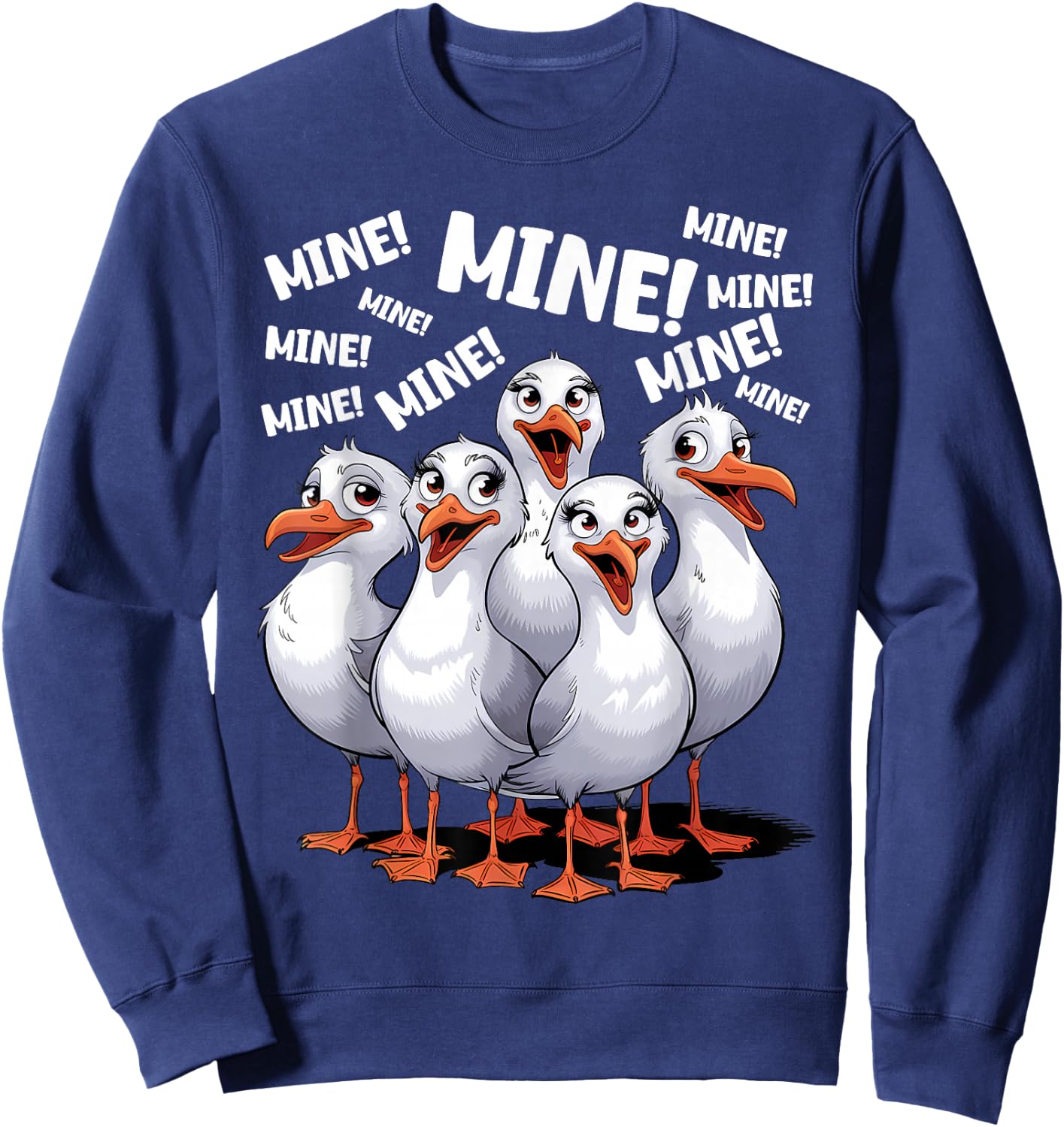 Mine! Seagull Mine! Sweatshirt - Sweatshirt | Navy