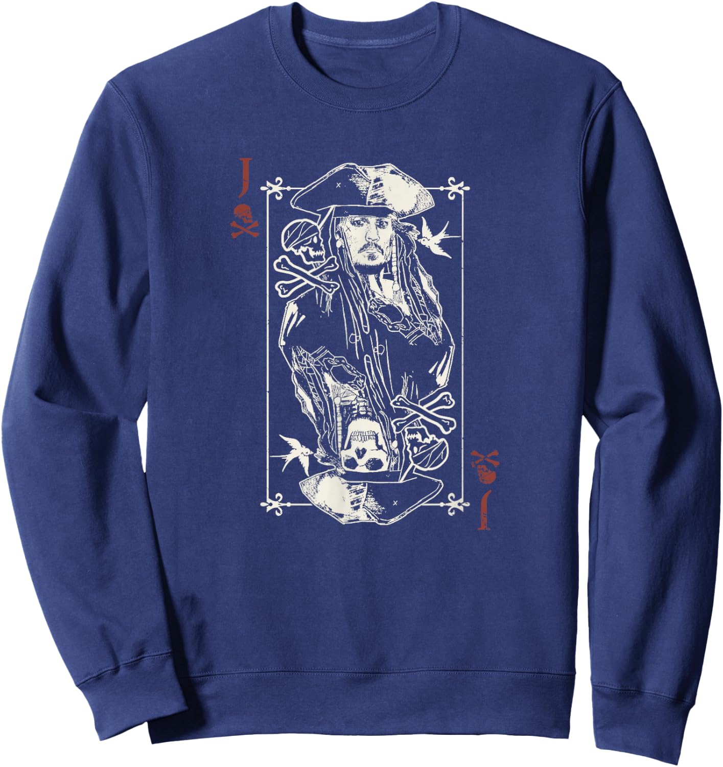 Pirates of The Caribbean - Jack Sparrow Sweatshirt - Sweatshirt | Navy