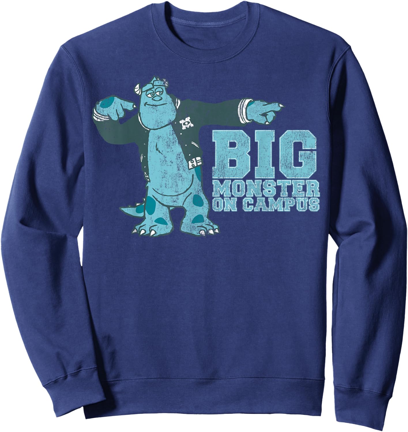 Disney Monsters University Sulley Graphic Sweatshirt - Sweatshirt | Navy