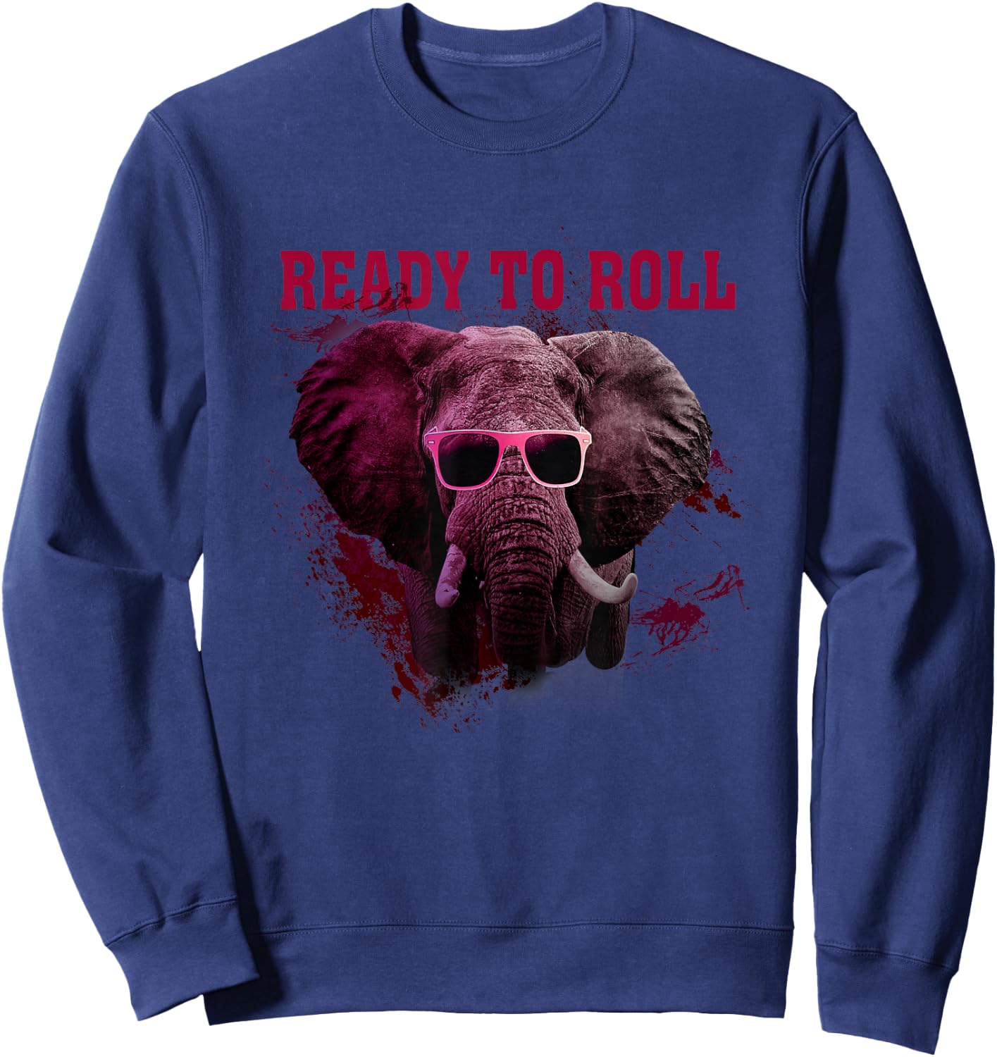 Vintage Alabama Name Distressed Alabama Name Styles Game Day Sweatshirt - Sweatshirt | Navy