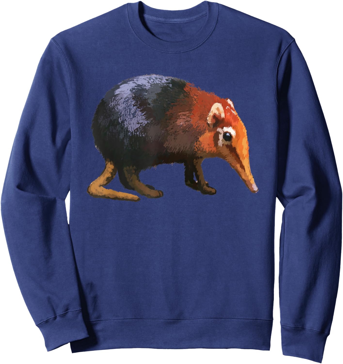 Elephant Shrew Jumping Shrew Sengi T Shirt Sweatshirt - Sweatshirt | Navy