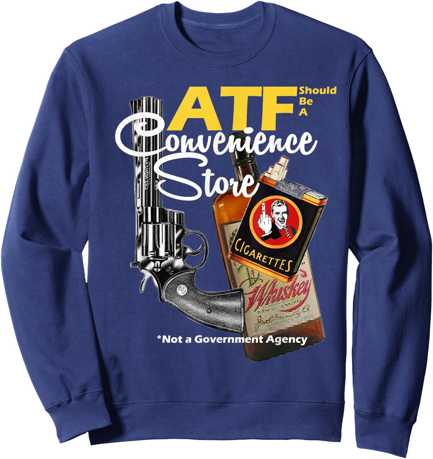 ATF Convenience Store Shirt Sweatshirt - Sweatshirt | Navy