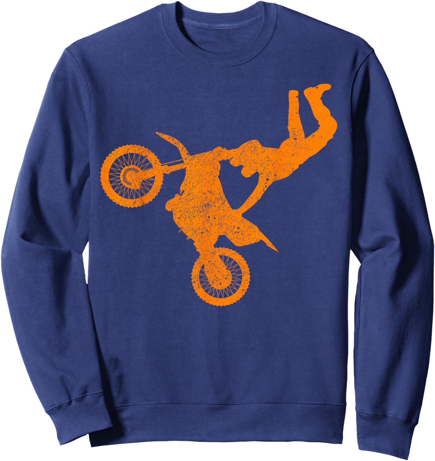 DIRT BIKE FREESTYLE | Motocross Enduro Sweatshirt - Sweatshirt | Navy