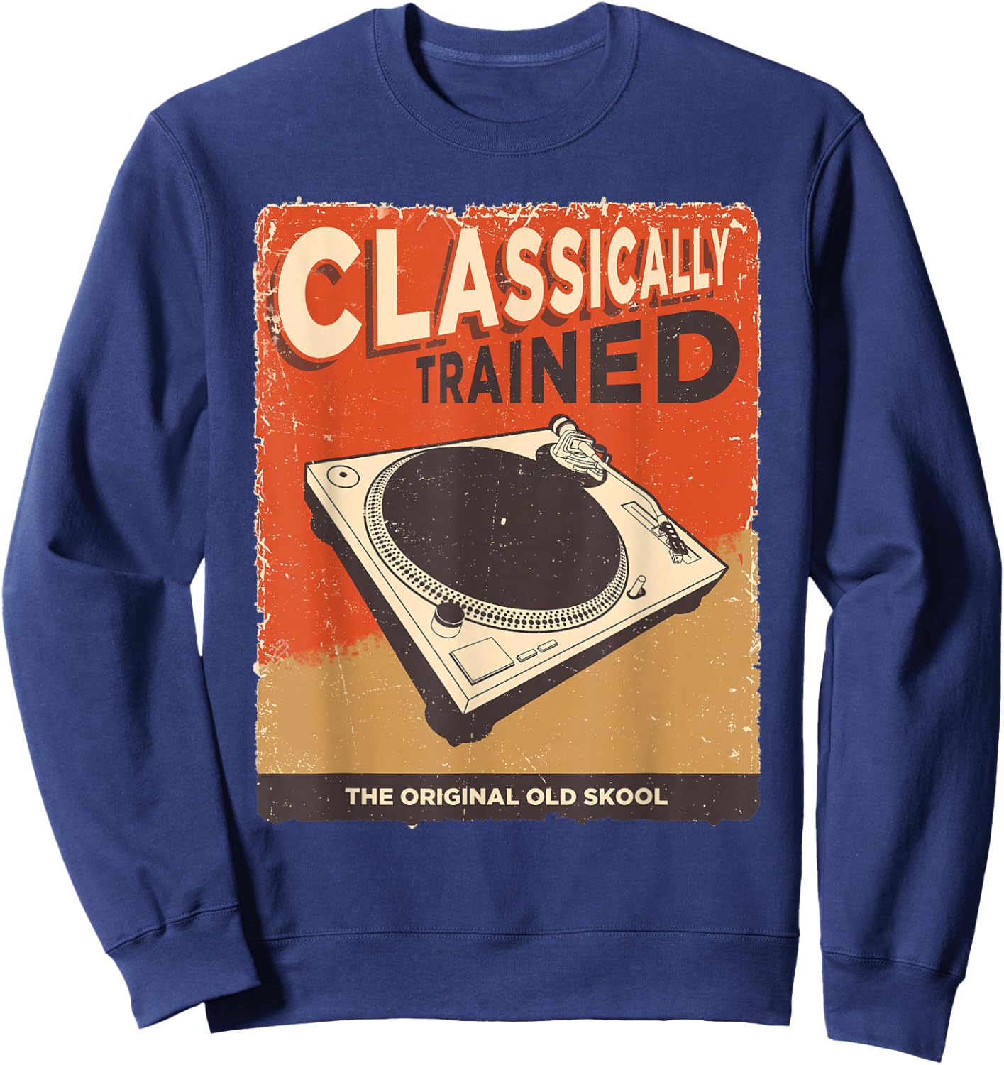 Classically Trained 1210 1200 - Turntable Sweatshirt - Sweatshirt | Navy