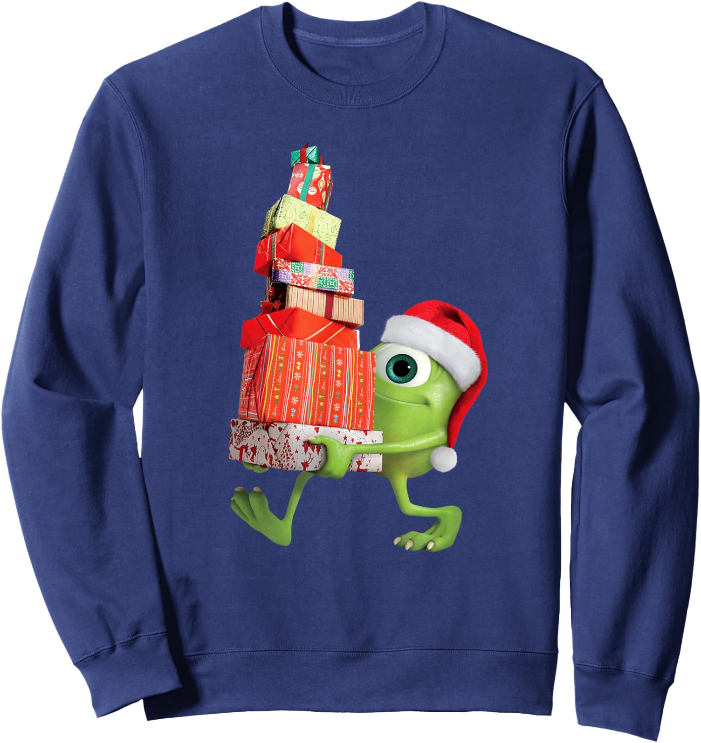 Disney PIXAR Monsters University Santa Mike Holiday Sweatshirt - Sweatshirt | Navy
