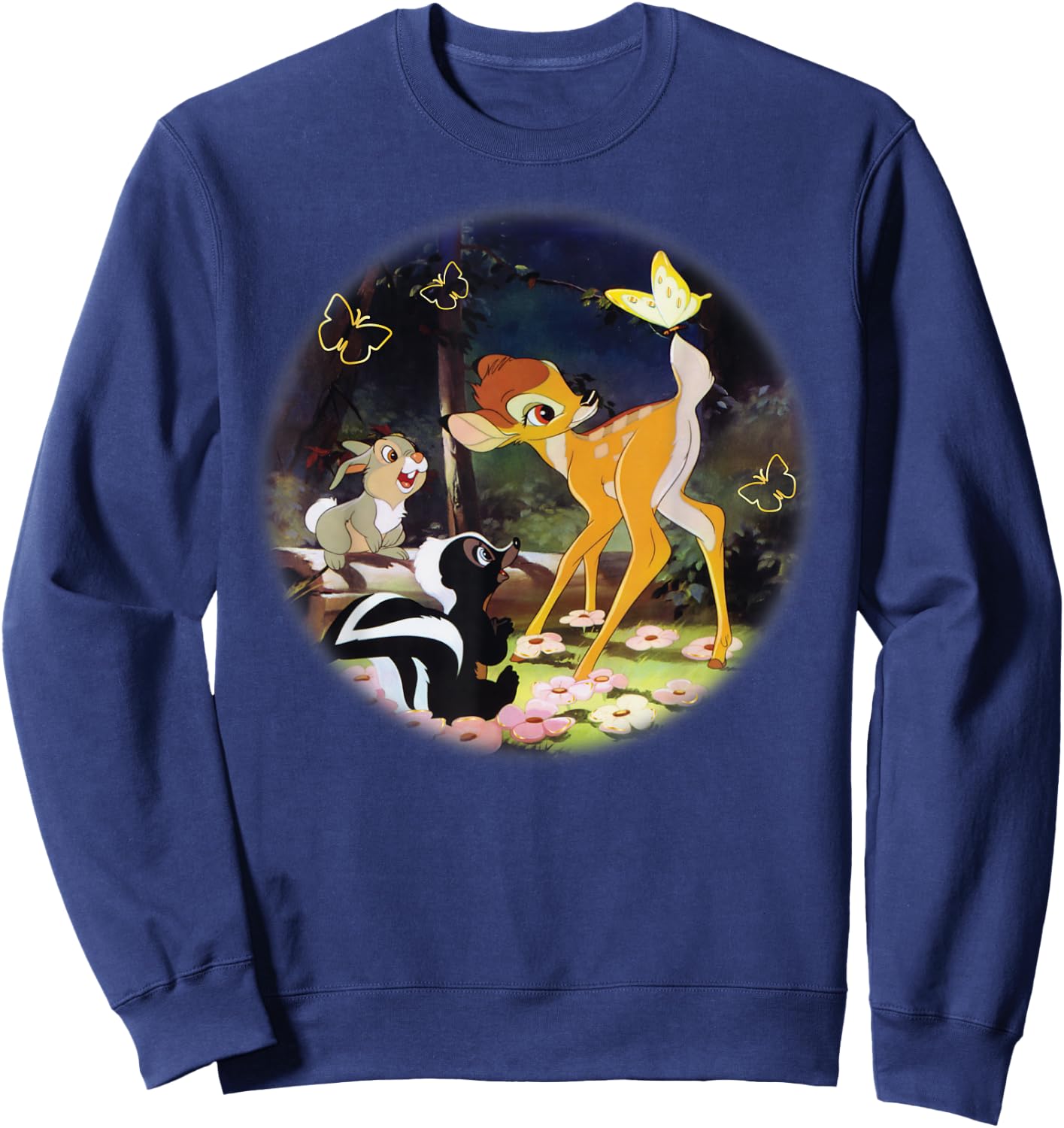 Disney - Bambi Circle Sweatshirt - Sweatshirt | Navy