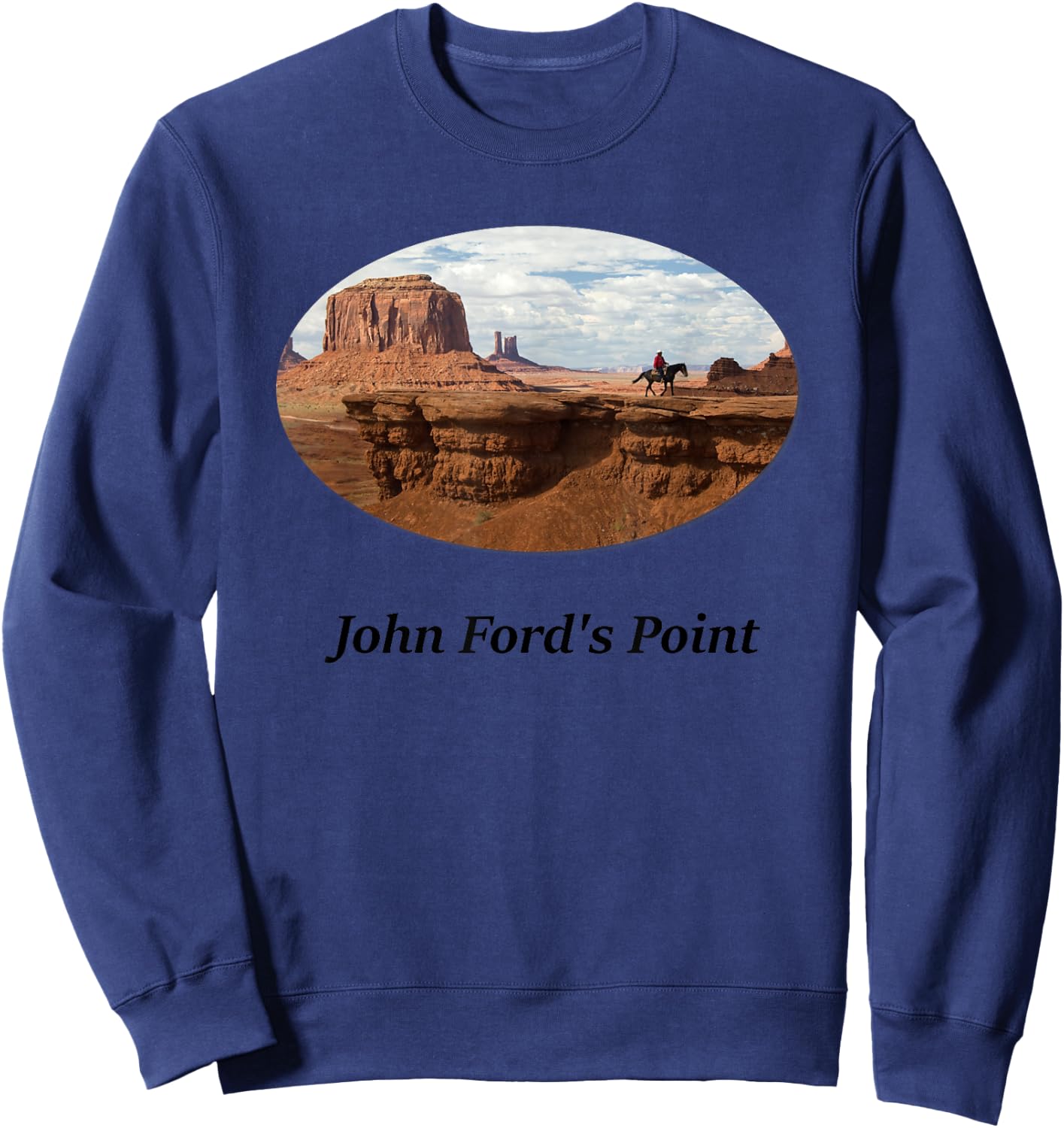 John Ford's Point Monument Valley Sweatshirt - Sweatshirt | Navy