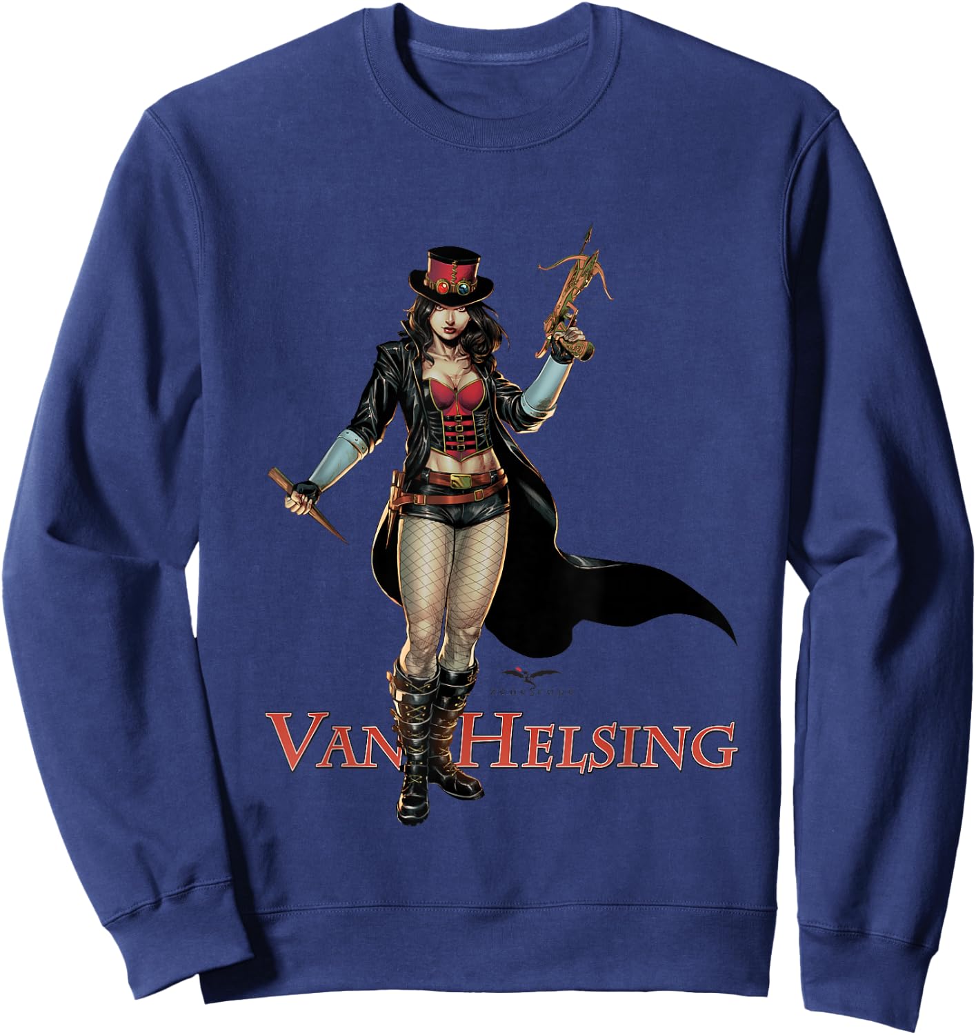 Van Helsing Short Sleeve Sweatshirt - Sweatshirt | Navy