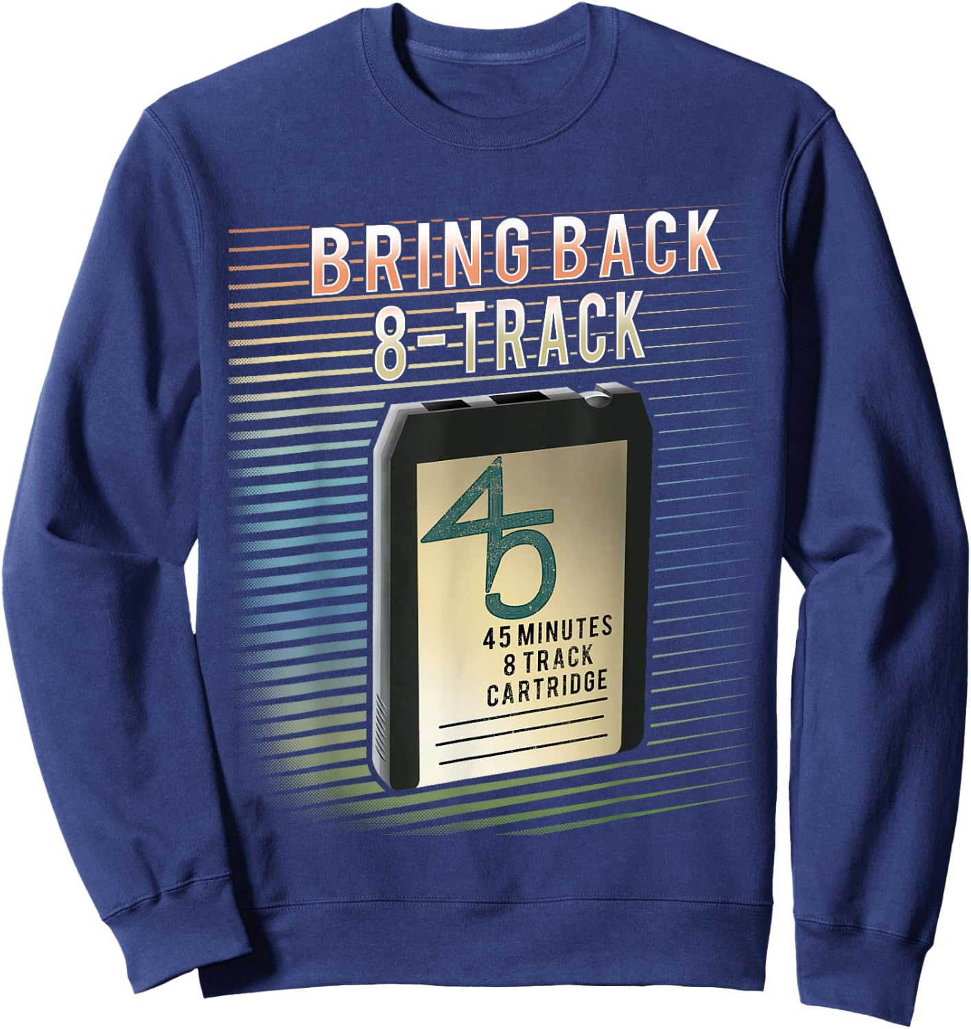 Bring Back 8 Track tape Sweatshirt - Sweatshirt | Navy