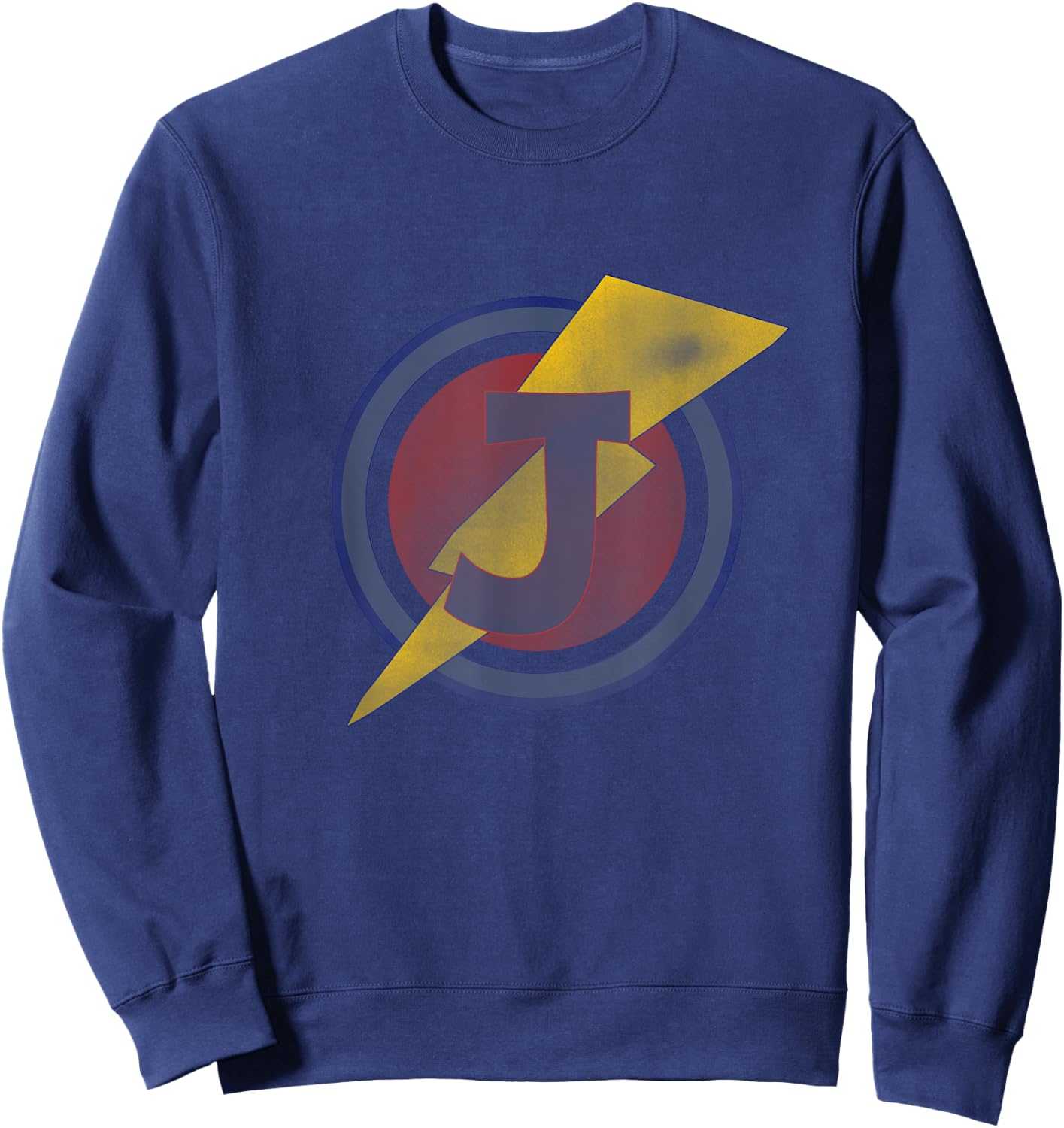 Jesus Superhero Shirt Women Girls and Boys Distresse Sweatshirt - Sweatshirt | Navy