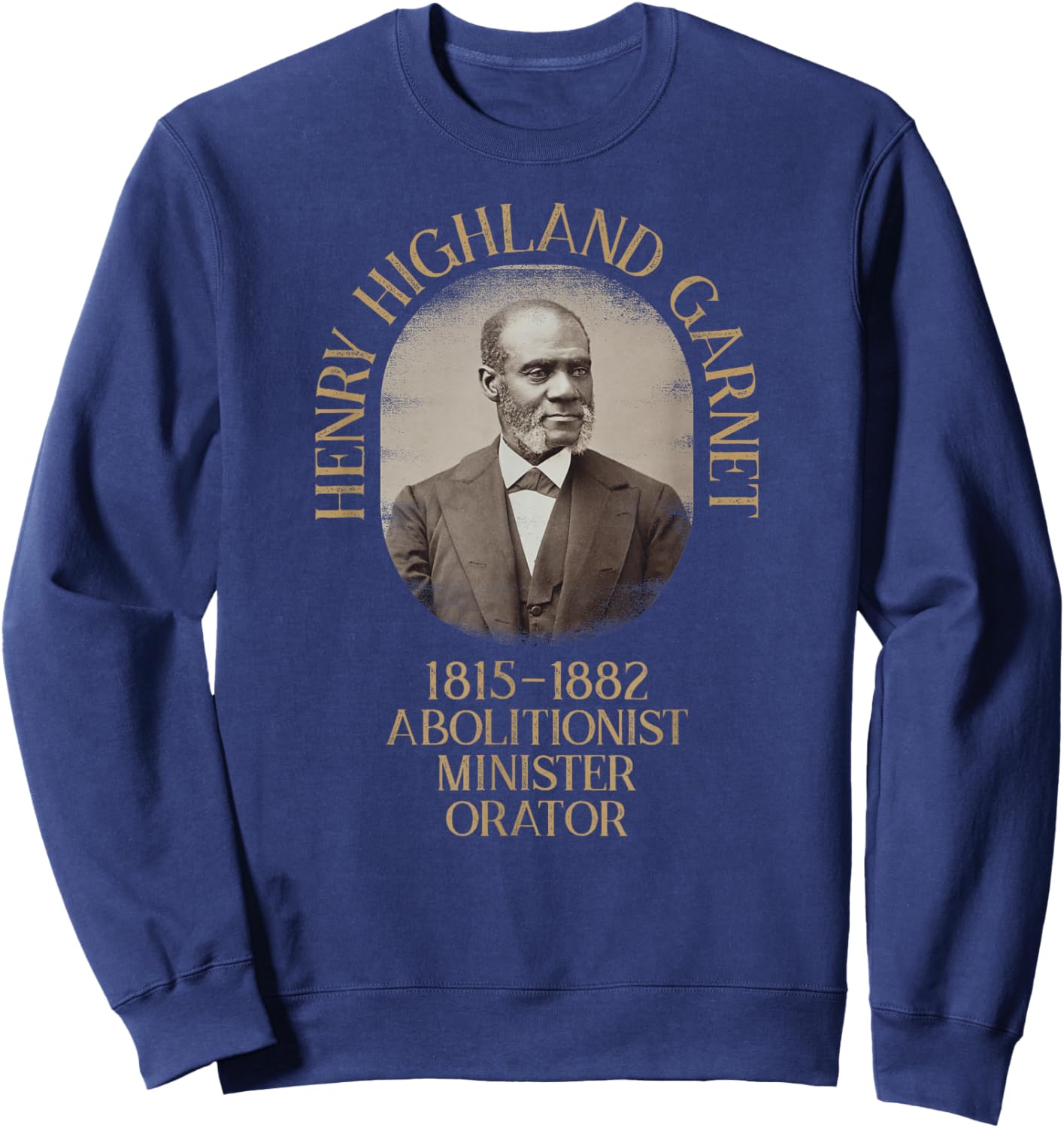 Black Historical Heroes African American Men in History Sweatshirt - Sweatshirt | Navy