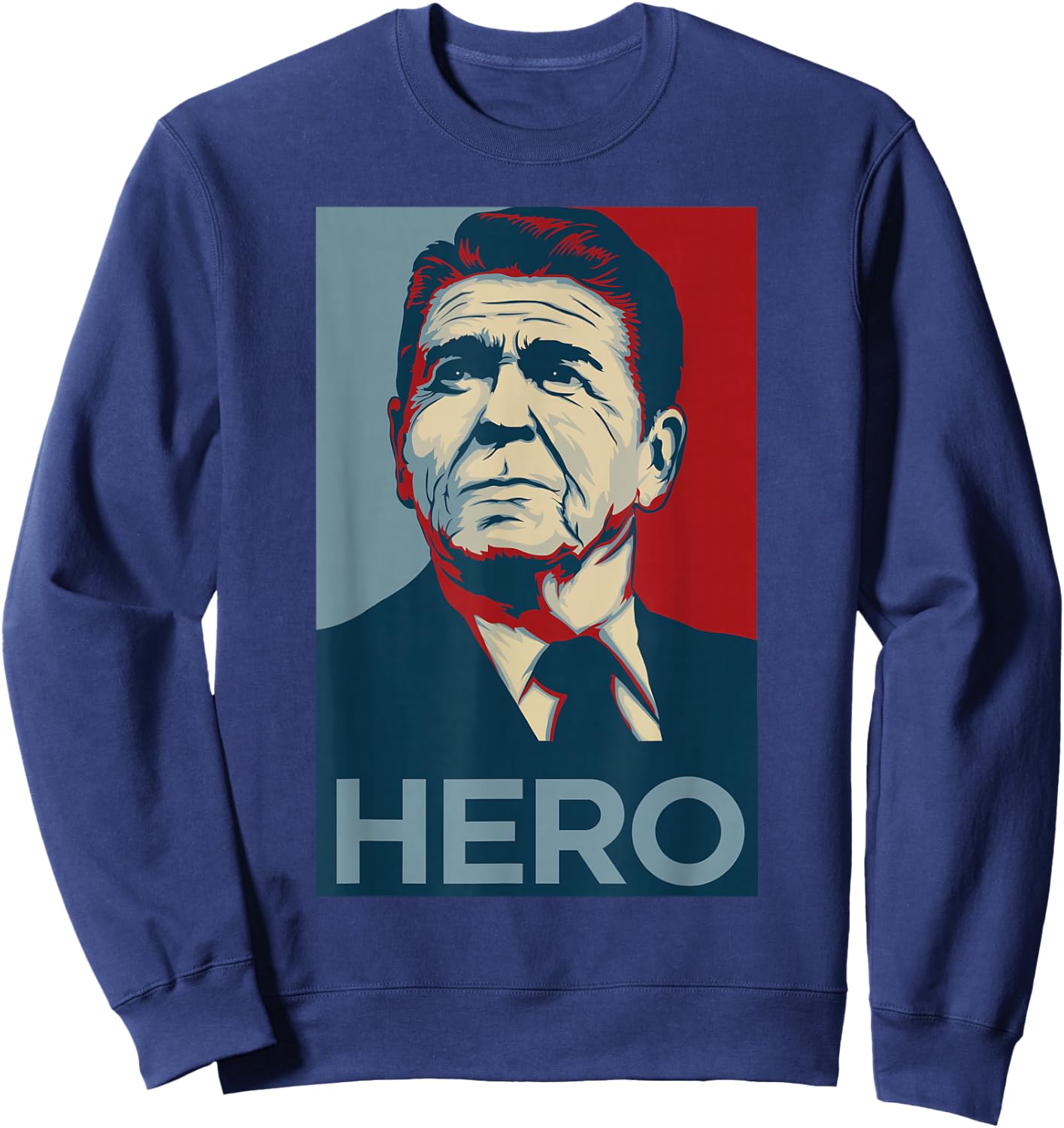 Ronald Reagan, President | USA, America Sweatshirt - Sweatshirt | Navy