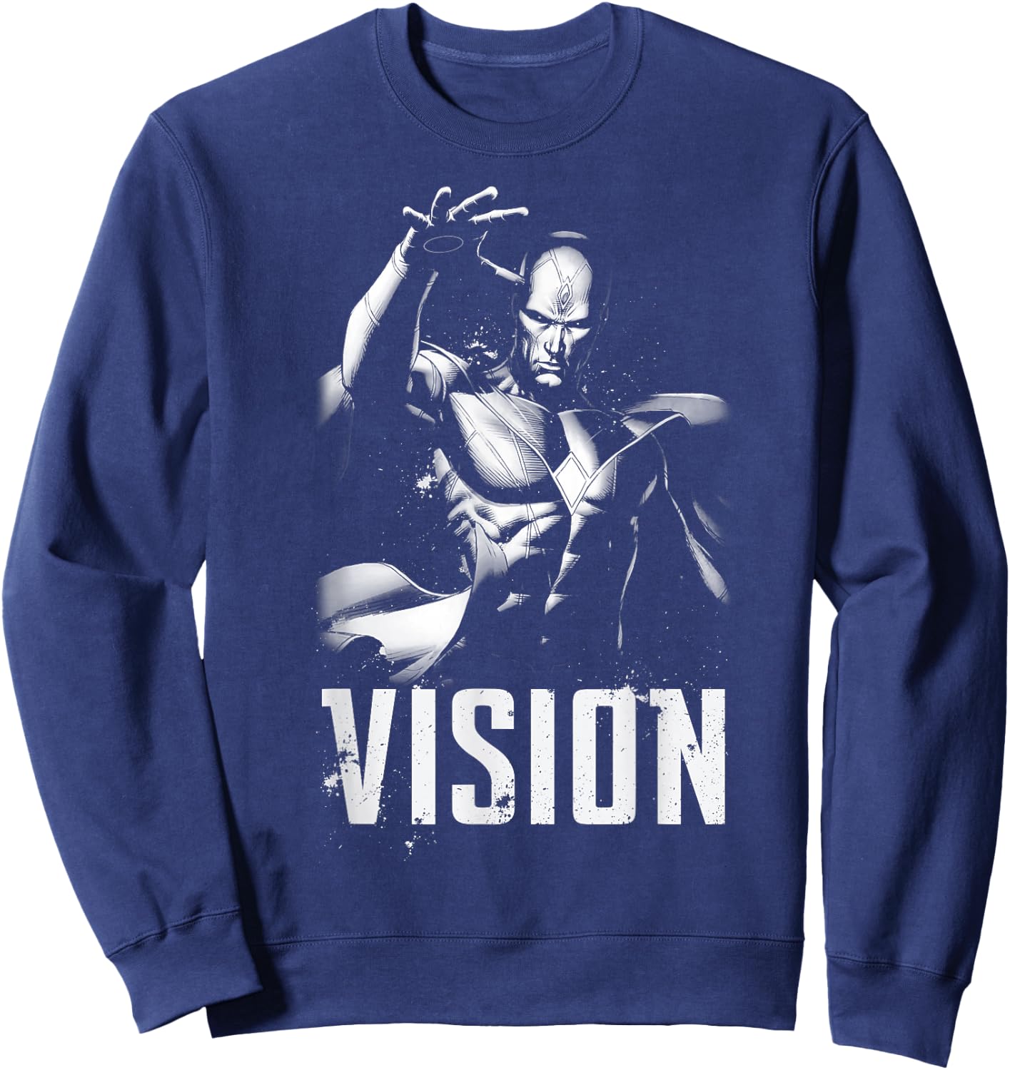 Marvel Vision The Avengers Supernatural Alien Friend Sweatshirt - Sweatshirt | Navy