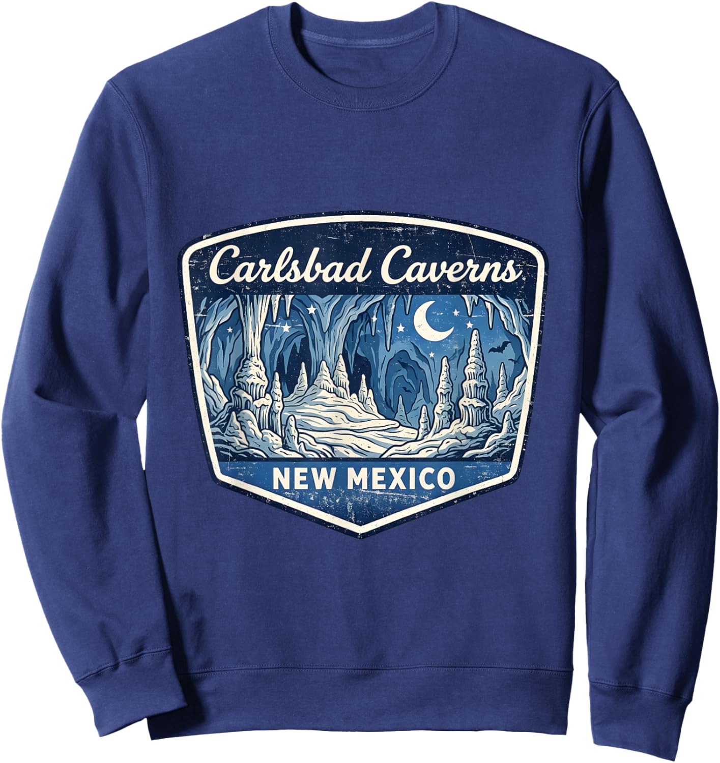 Carlsbad Caverns New Mexico Cave Exploration Travel Sweatshirt - Sweatshirt | Navy