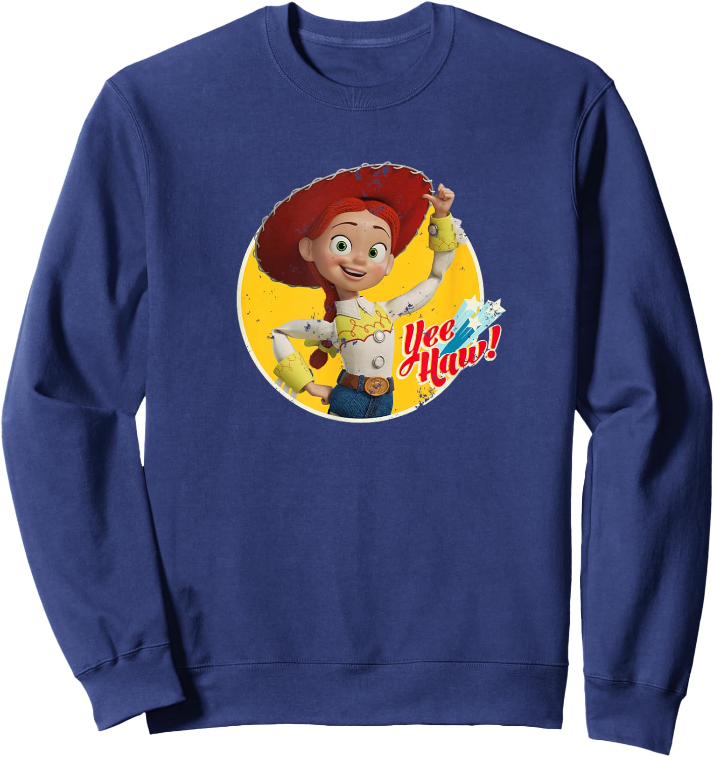 Disney Pixar Toy Story 4 Cowgirl Jessie Yee Haw Sweatshirt - Sweatshirt | Navy