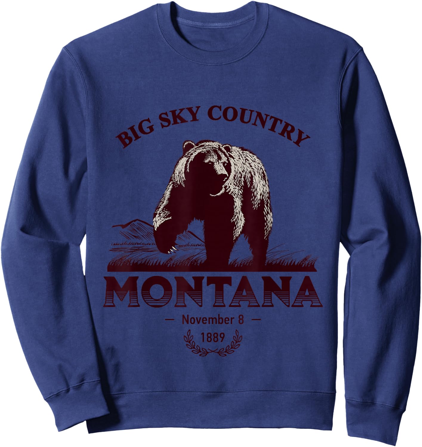 Montana State - Big Sky Country Sweatshirt - Sweatshirt | Navy