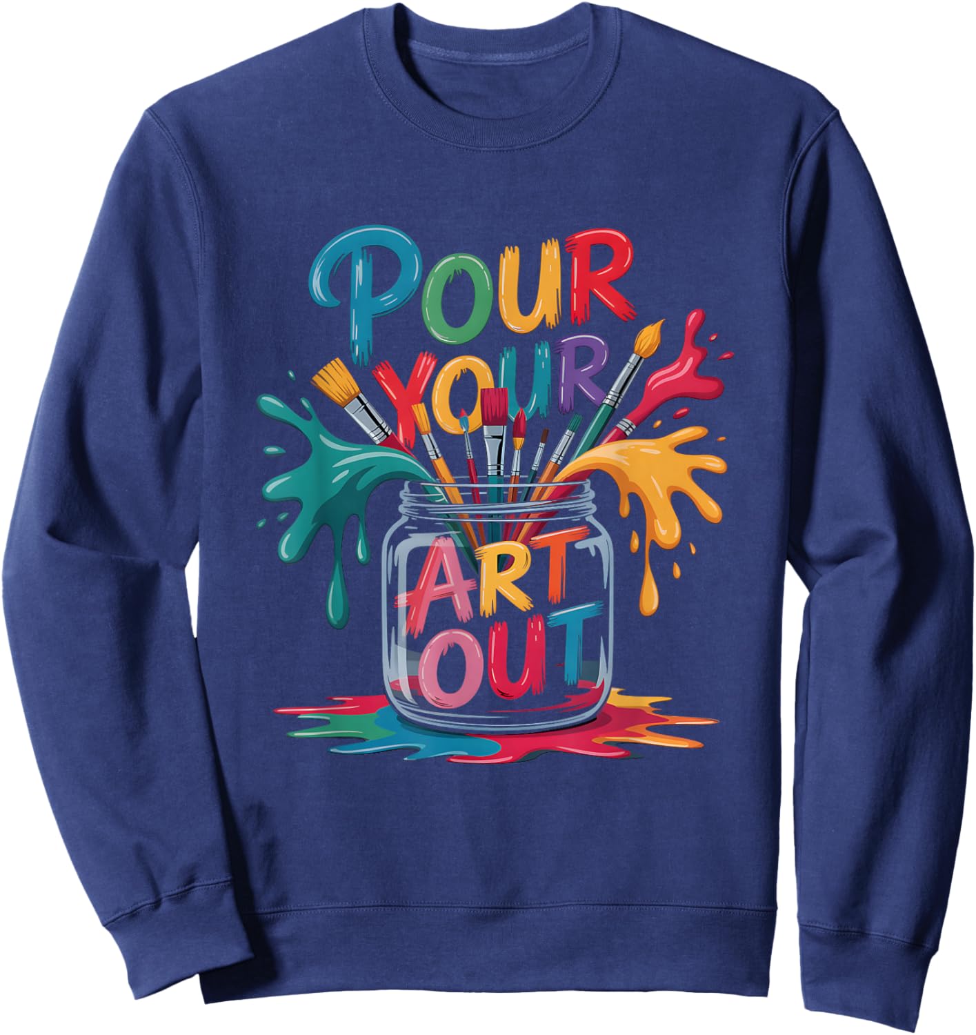 Your Art Out Sweatshirt - Sweatshirt | Navy