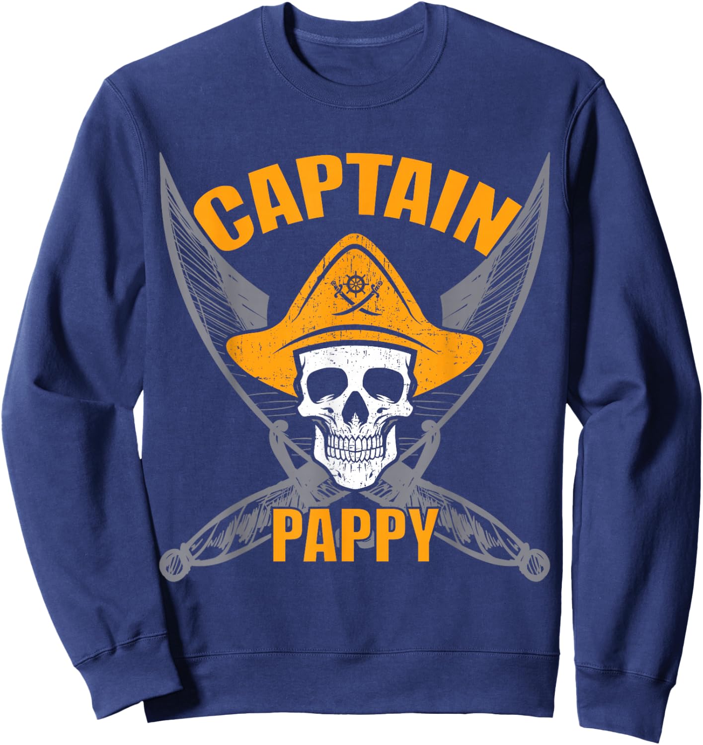 Pirate Captain Pappy Party Sweatshirt - Sweatshirt | Navy