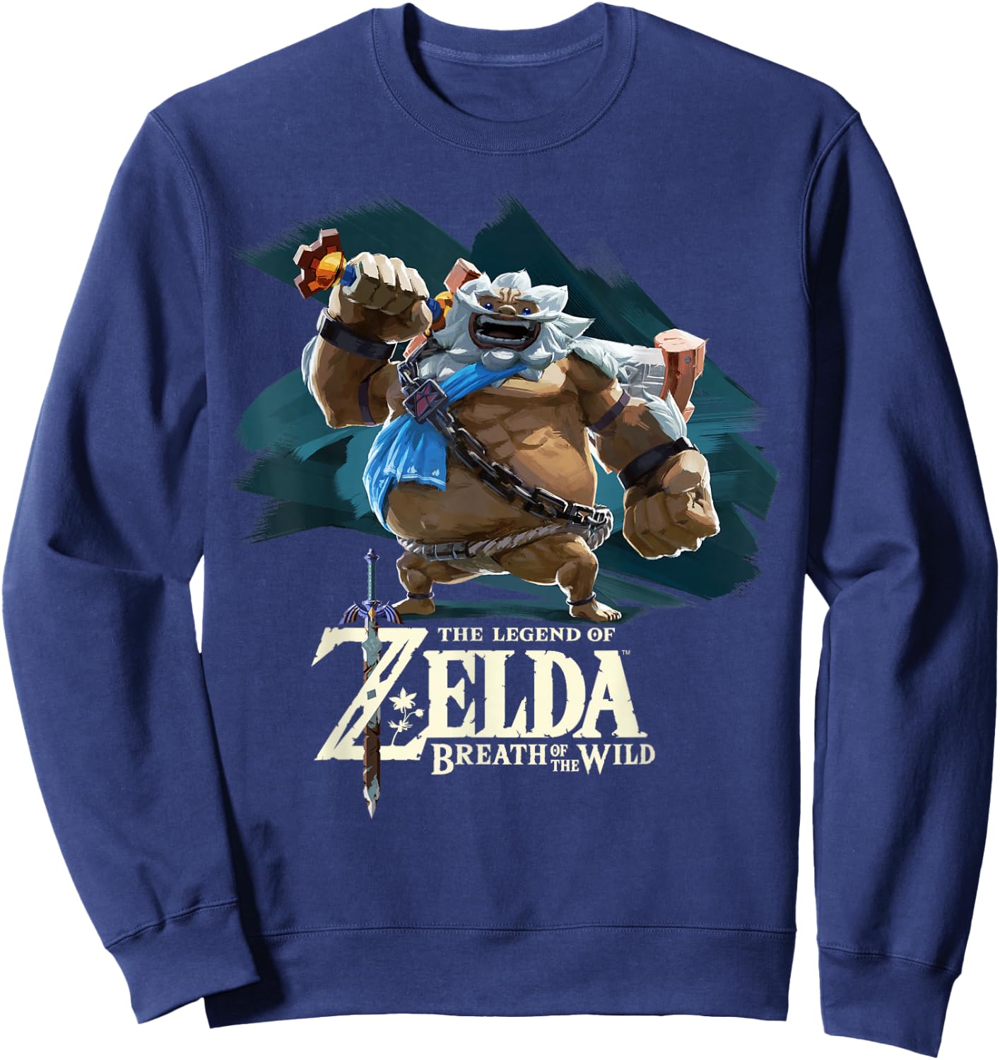 Nintendo Zelda Breath of the Wild Goron Graphic Sweatshirt - Sweatshirt | Navy
