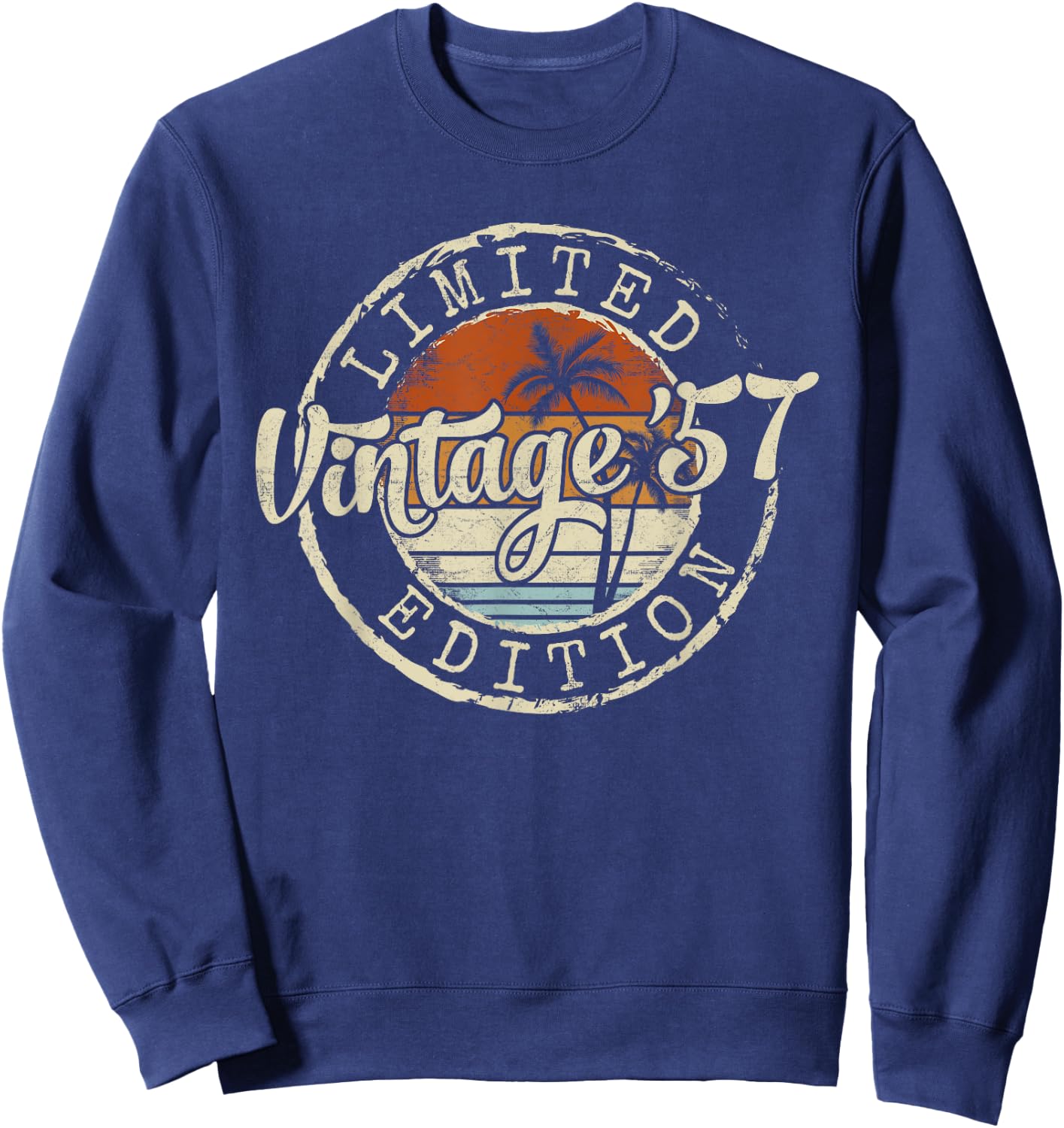 Vintage 1957 68th Birthday Gifts Women 68 Year Old Sweatshirt - Sweatshirt | Navy