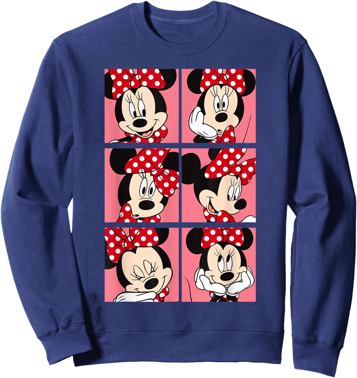 Disney - Minnie Mouse Expressions Sweatshirt - Sweatshirt | Navy