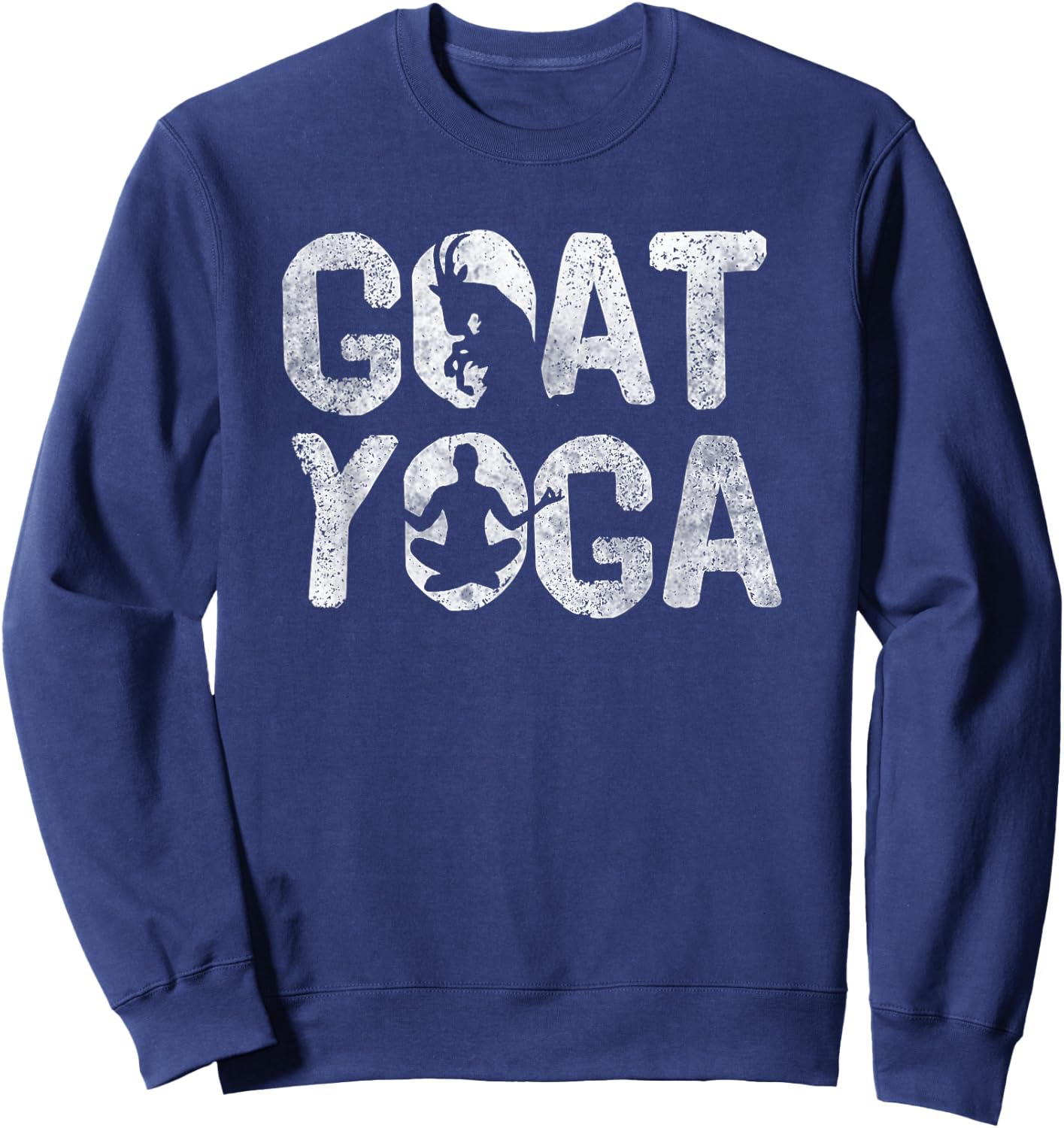 Goat Yoga Sweatshirt - Sweatshirt | Navy