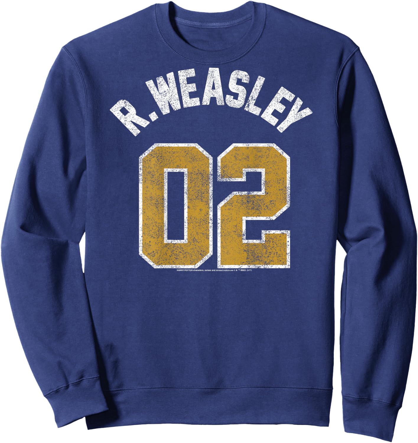 Harry Potter Weasley Jersey Small Sweatshirt - Sweatshirt | Navy