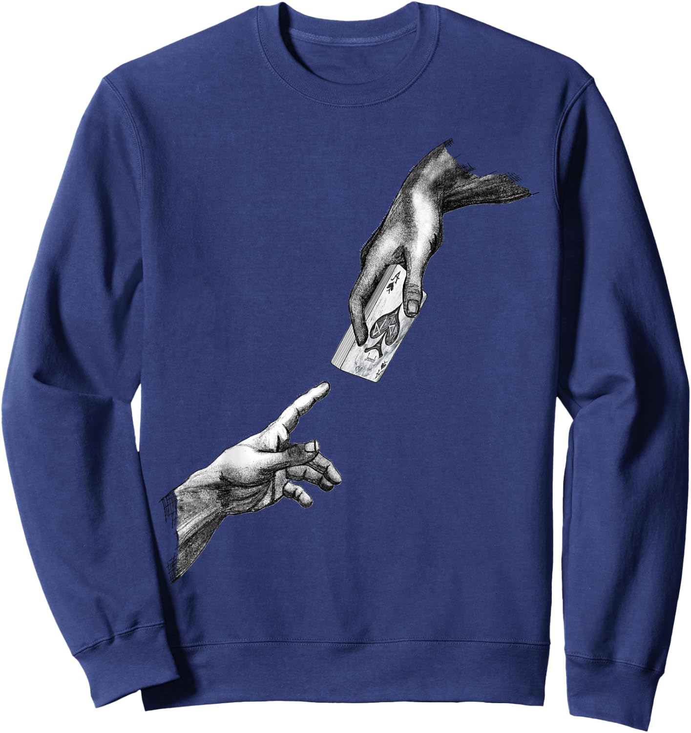 Genessis - Cardistry Artist Gift - Magician Gift Sweatshirt - Sweatshirt | Navy