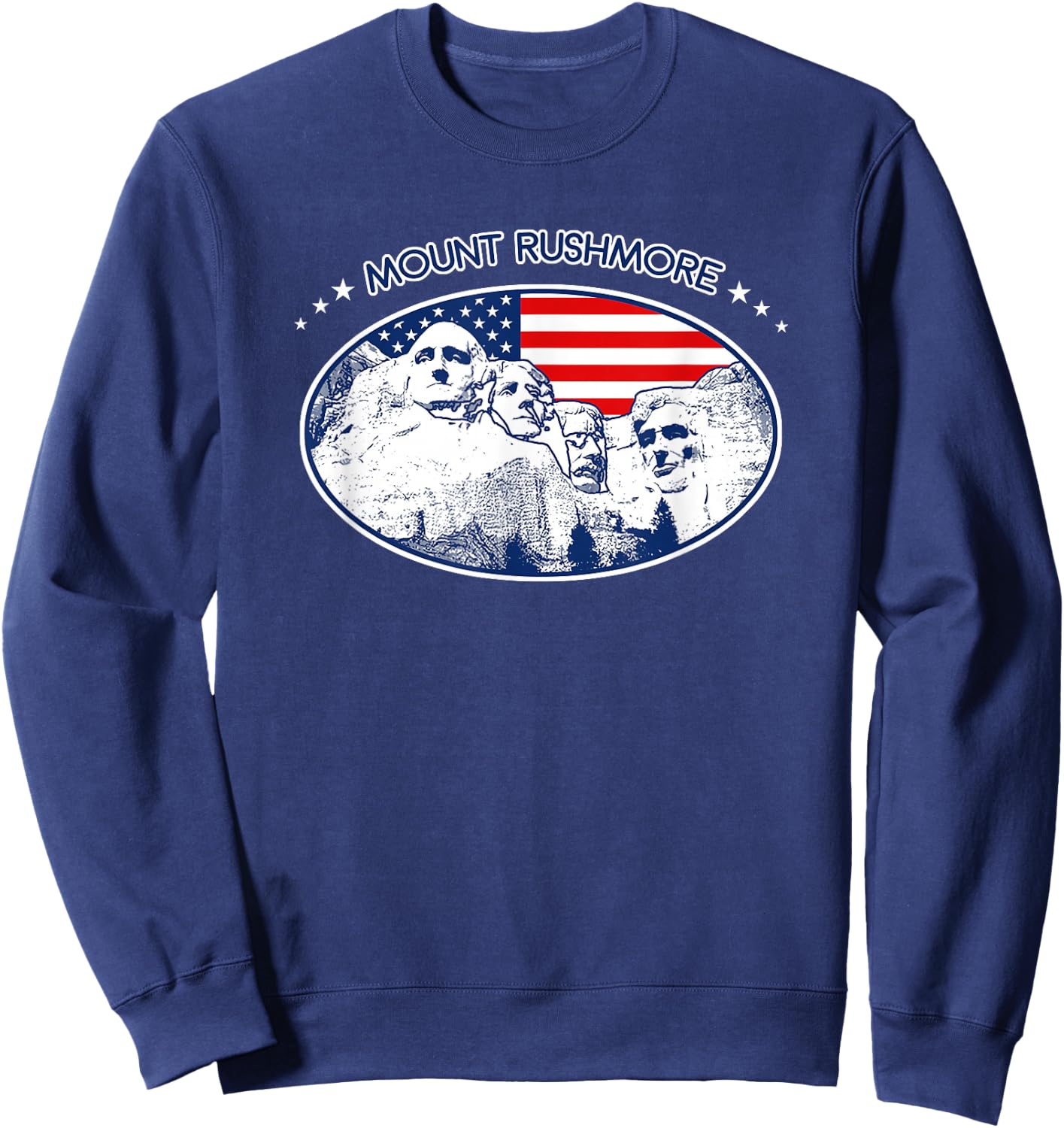 Mount Rushmore USA America South Dakota Sweatshirt - Sweatshirt | Navy