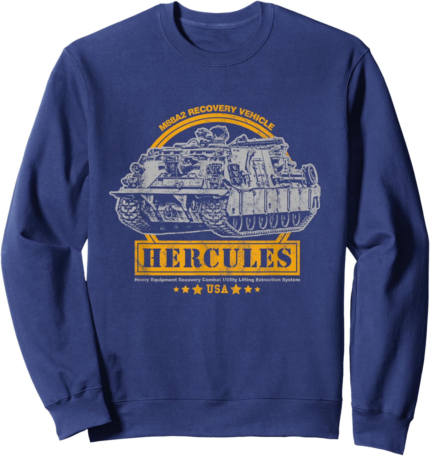 M88 Recovery Vehicle - M88A2 HERCULES ARV Sweatshirt - Sweatshirt | Navy