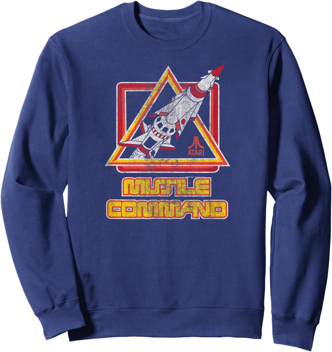 Atari Missle Command Retro Sweatshirt - Sweatshirt | Navy