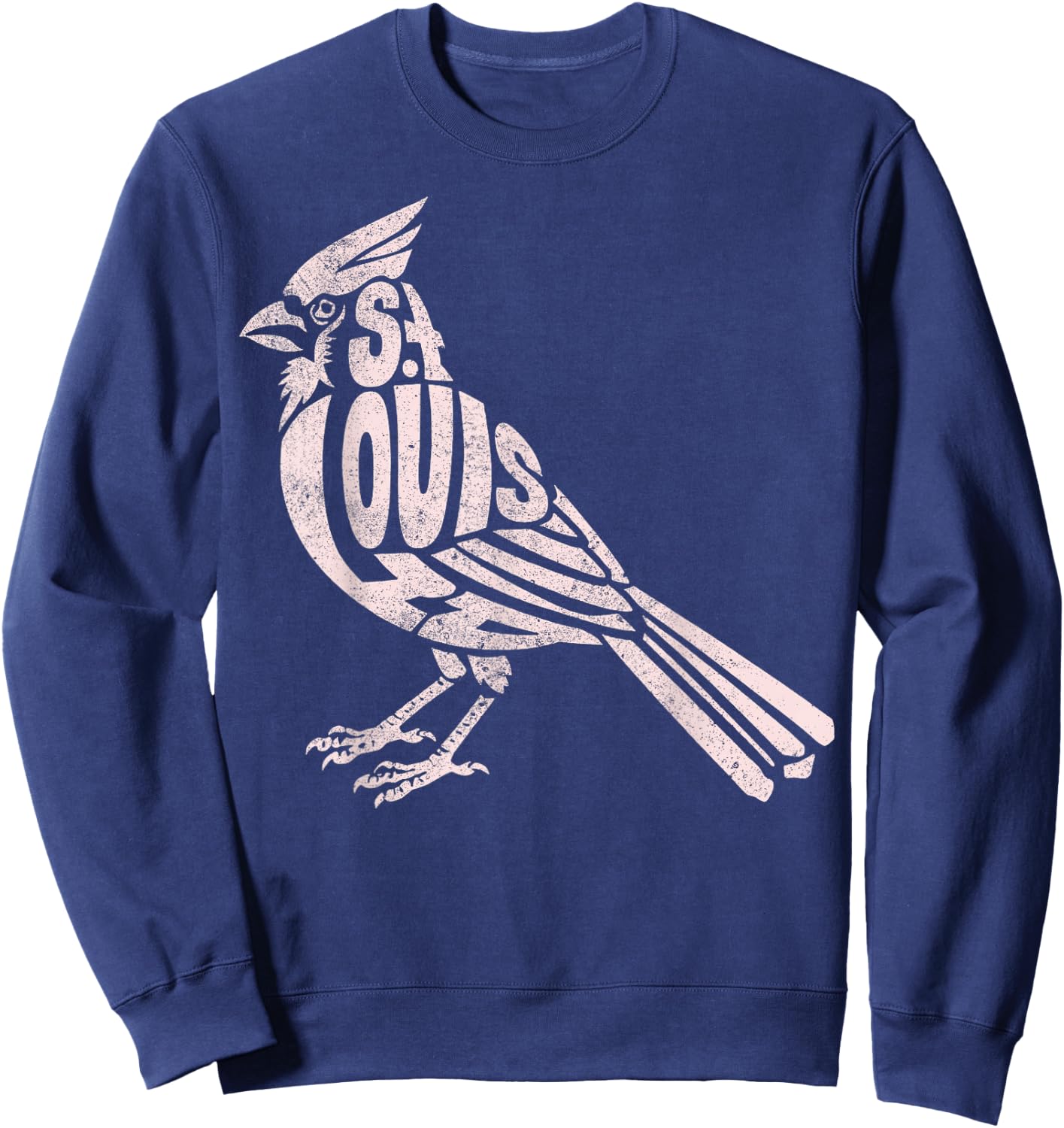 Cardinal Retro Vintage Sweatshirt - Sweatshirt | Navy