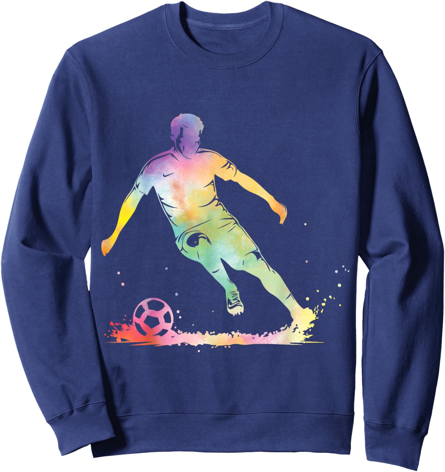 Soccer Player Boys Kids Men Youth Boy Soccer Sweatshirt - Sweatshirt | Navy