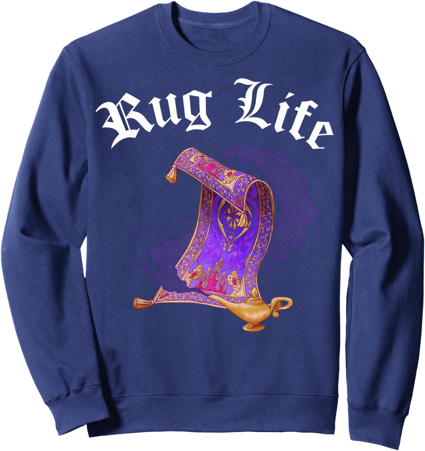 Disney Aladdin Rug Life Graphic Sweatshirt - Sweatshirt | Navy