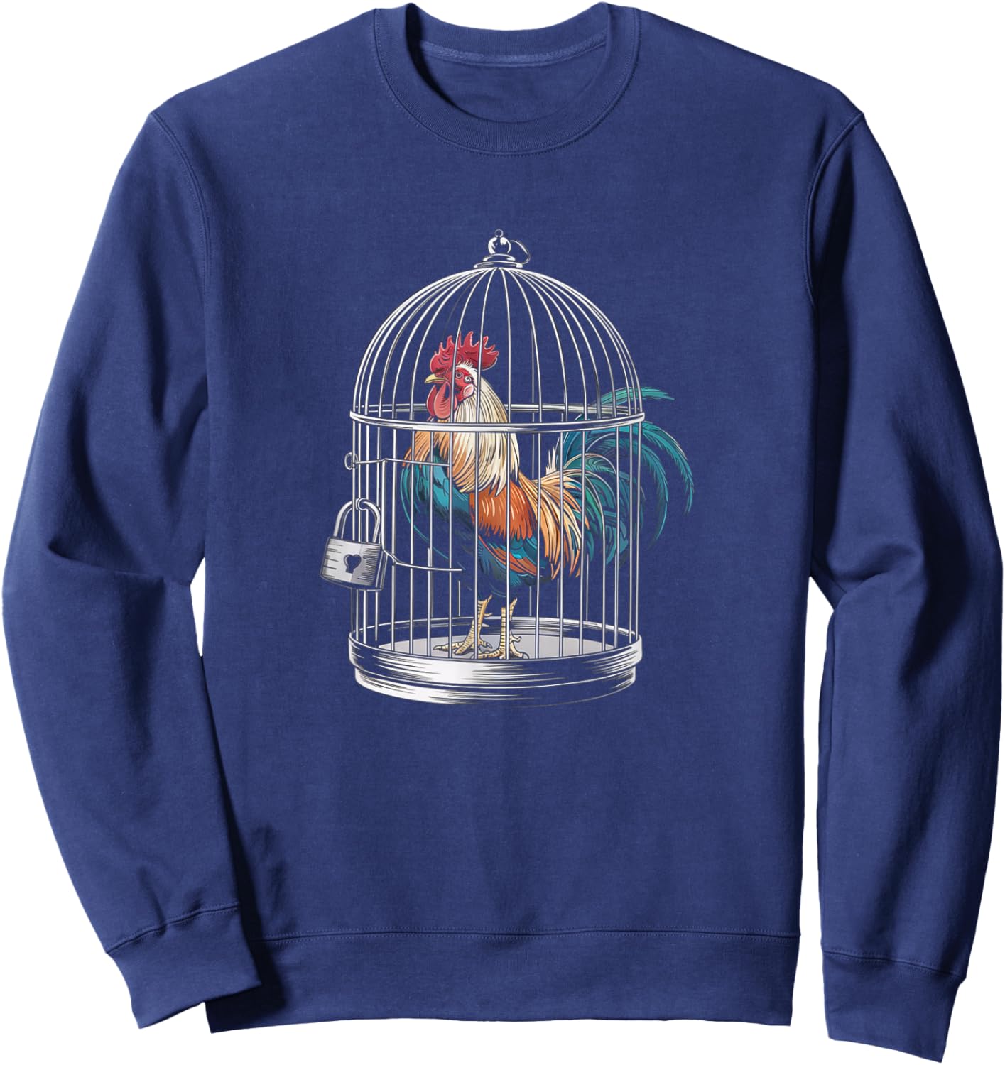 Caged Rooster Sweatshirt - Sweatshirt | Navy